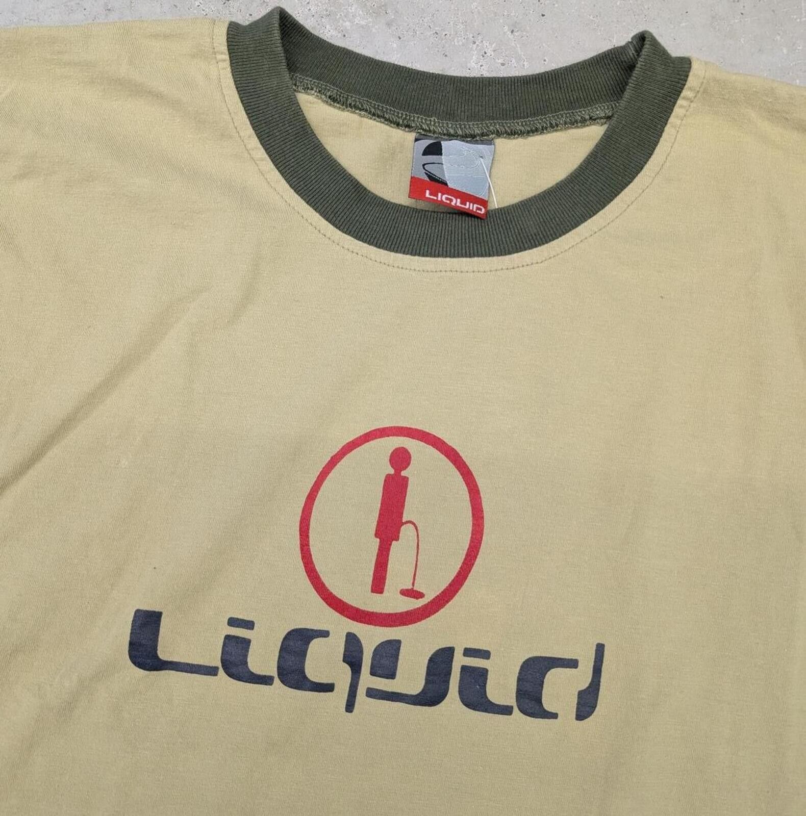 Billabong Vintage Y2K Liquid Snowboards Logo Spell Out Ringer T-shirt Size US XL / EU 56 / 4 - 2 Thumbnail