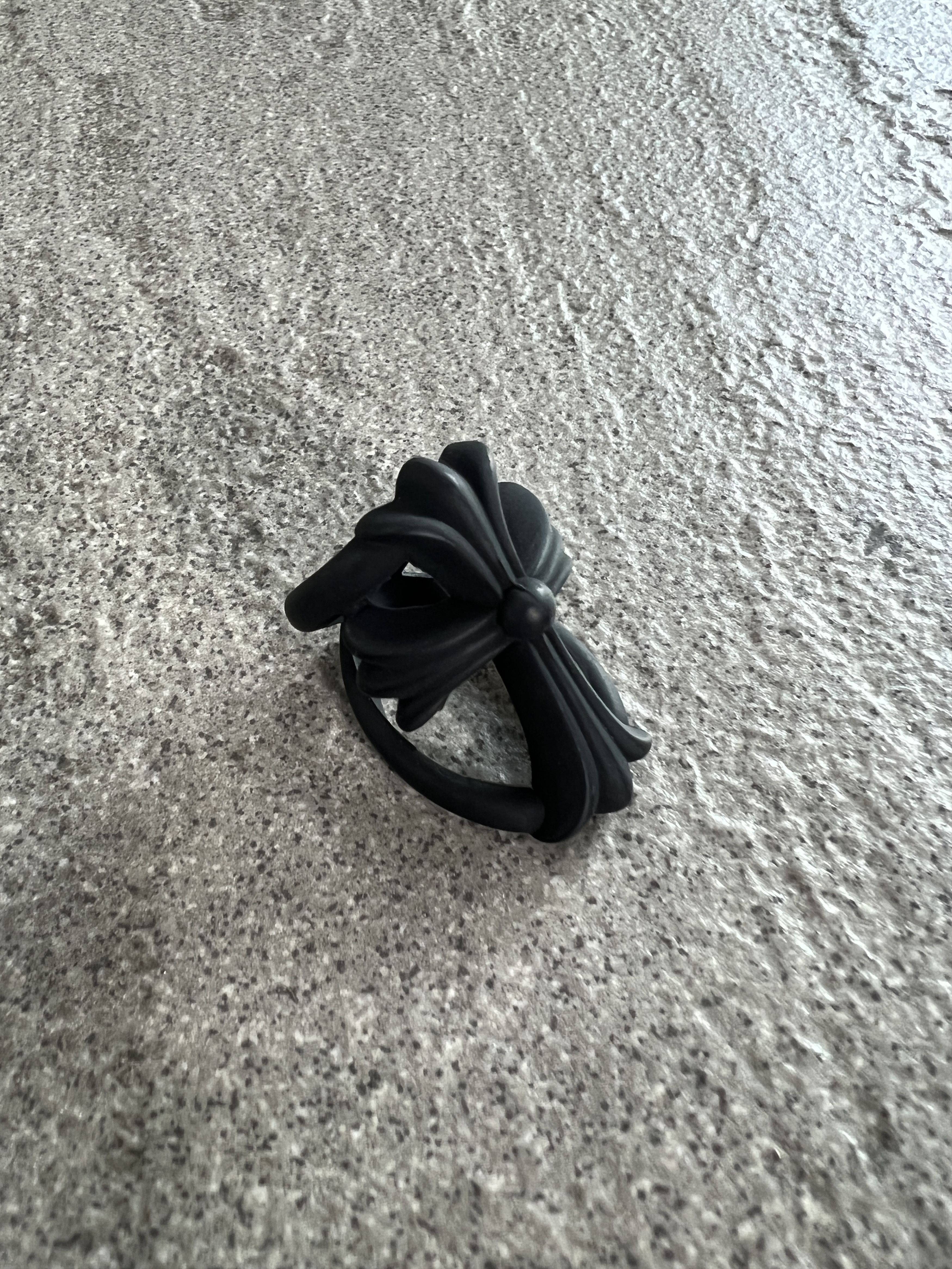 Chrome Hearts Chrome Hearts Black Bow Rubber Ring 2022 Size ONE SIZE - 3 Thumbnail
