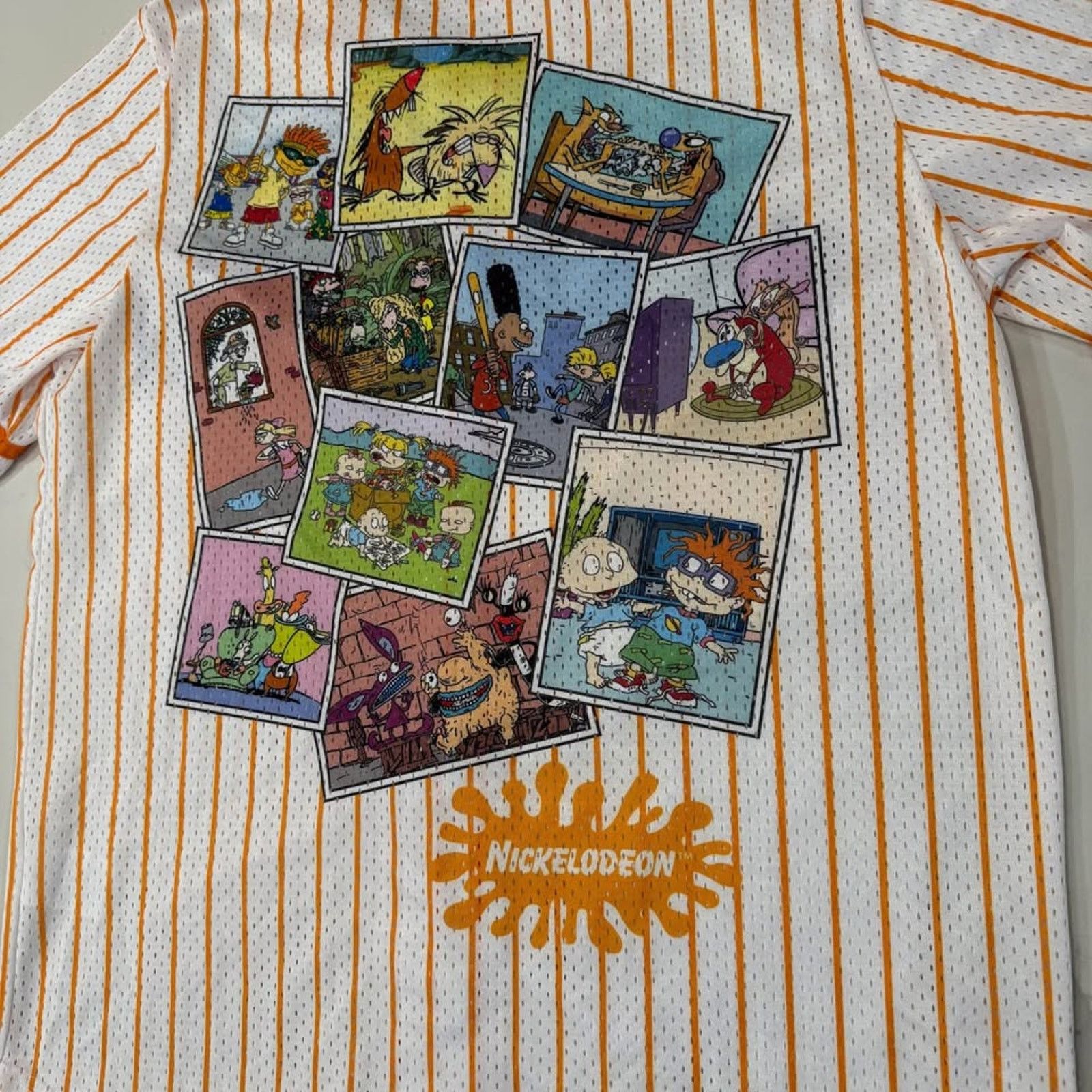 Nickelodeon Nickelodeon y2k Retro Graphic Baseball Jersey Men's Medium Size US M / EU 48-50 / 2 - 7 Thumbnail