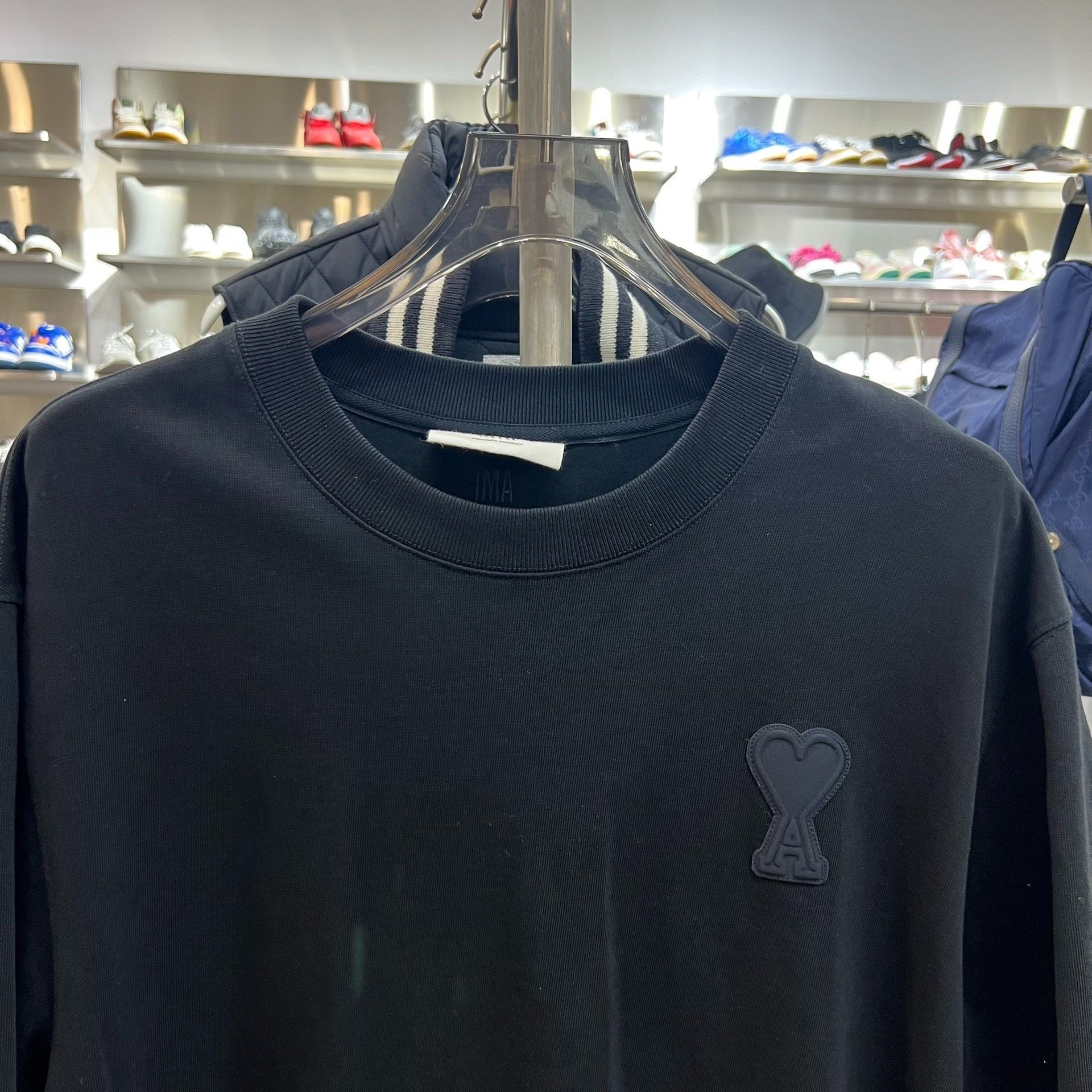 AMI AMI SS22 Heart Logo Embroidered T-Shirt Size US XXL / EU 58 / 5 - 2 Thumbnail