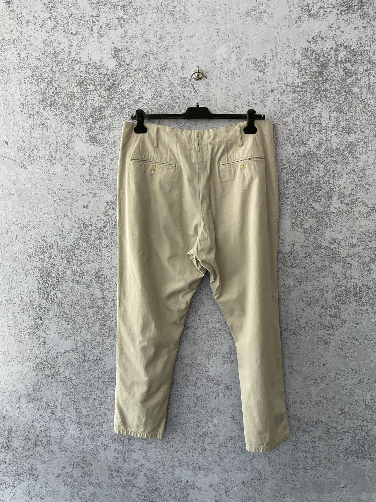 Yohji Yamamoto Yohji Yamamoto Vintage Beige Pants Size US 33 - 4 Thumbnail