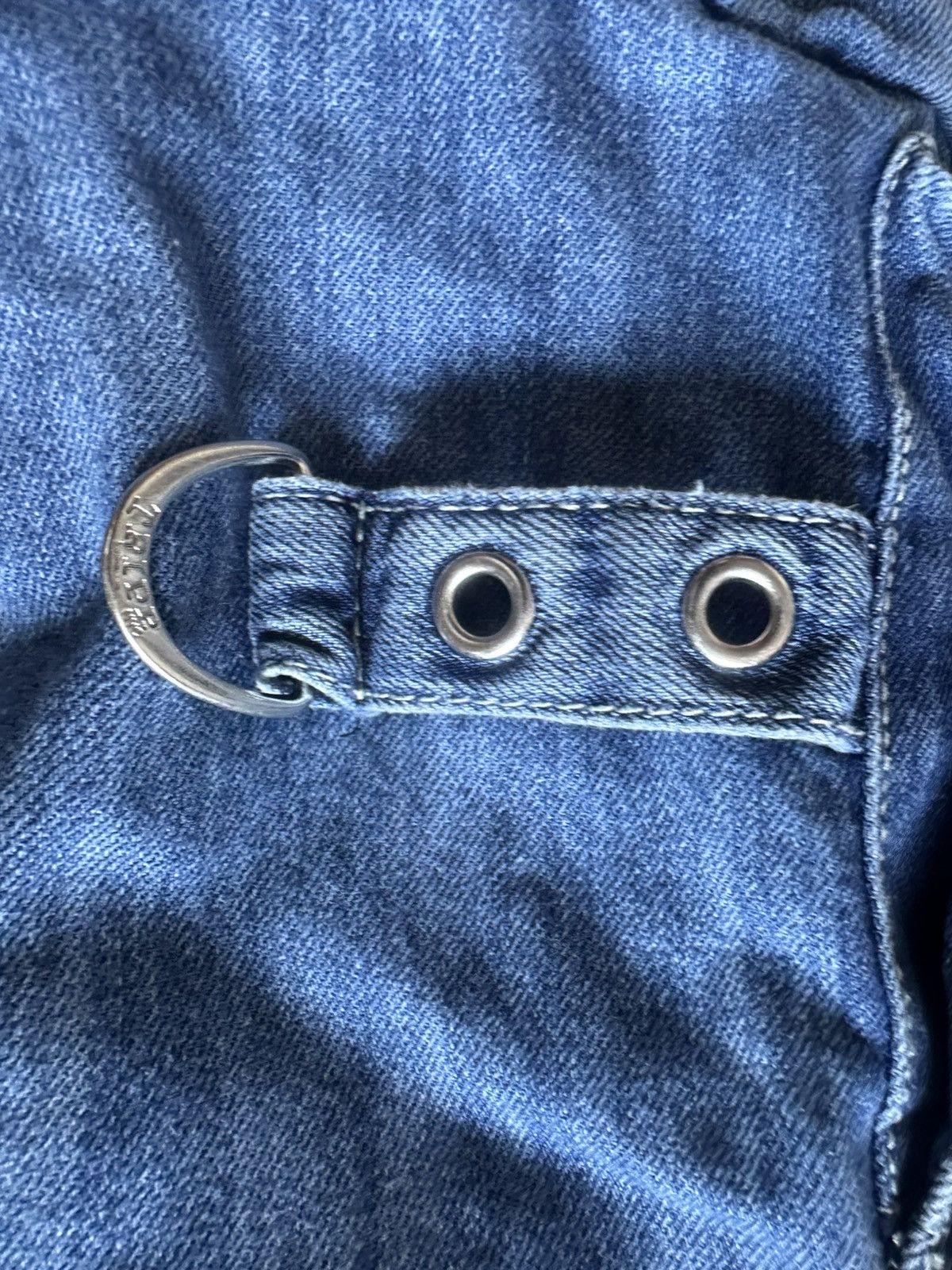 Tripp NYC Tripp NYC Denim X Strap Pants [Light Blue] XXS Size 26" / US 2 / IT 38 - 8 Thumbnail