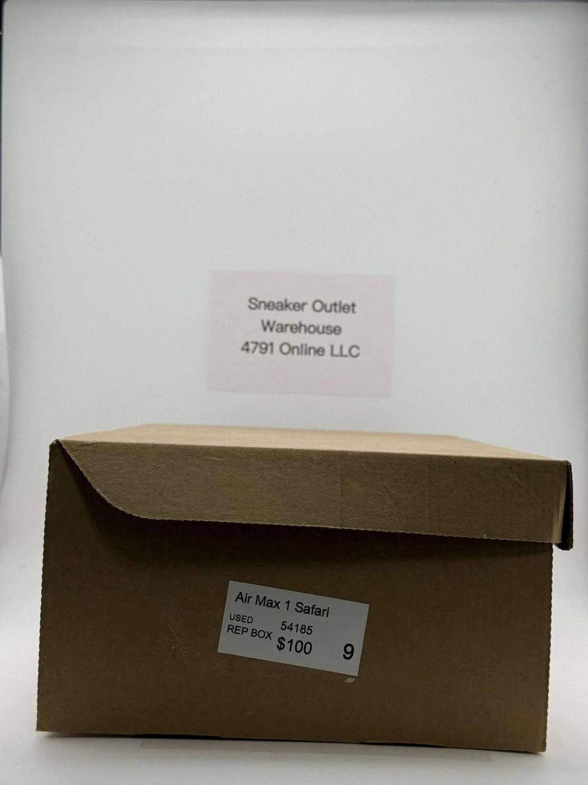 Nike Nike Air Max 1 Safari Used Sole Separation Rep Box 9 Size US 9 / EU 42 - 6 Thumbnail