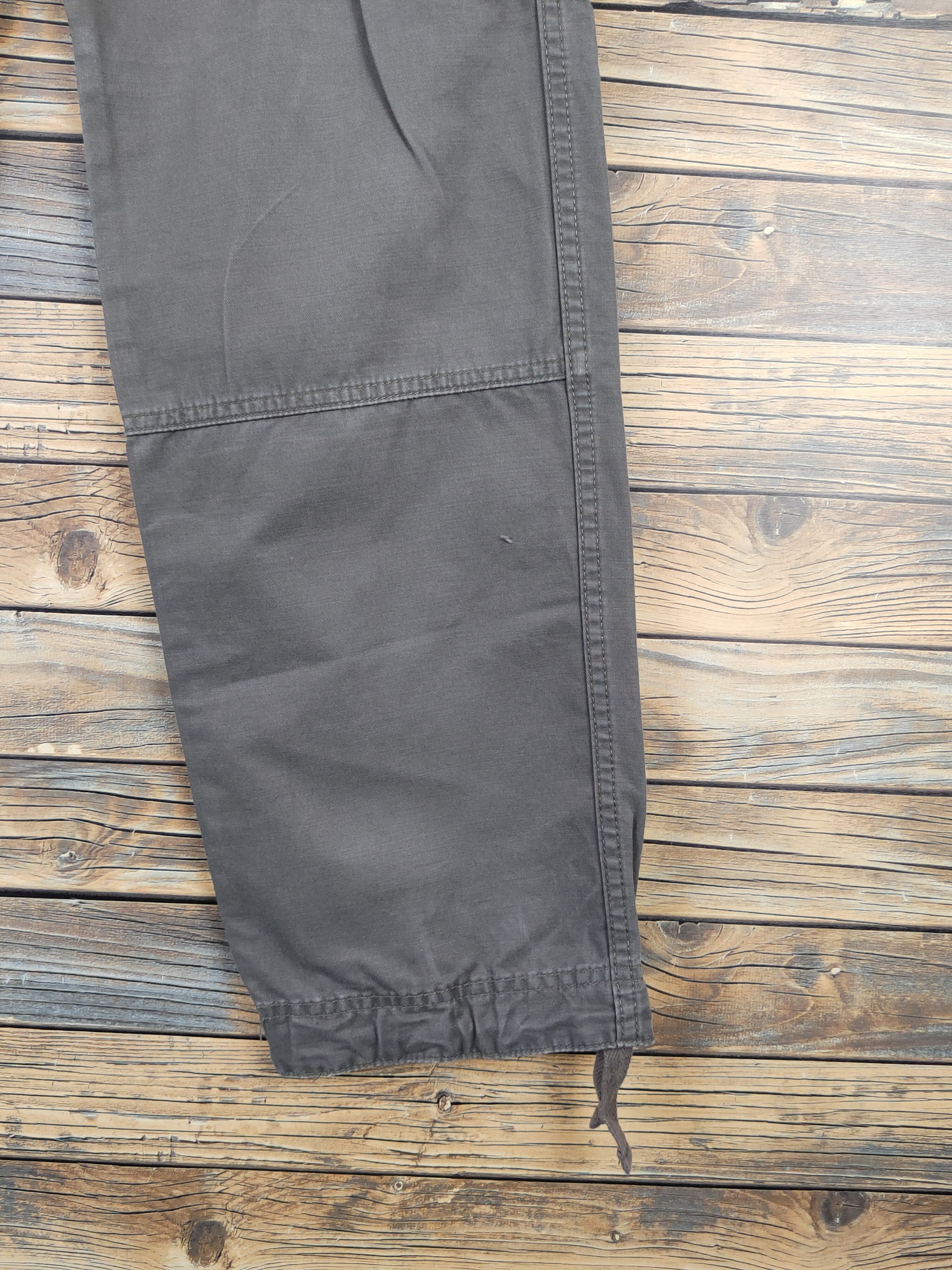 Japanese Brand Uniqlo Olive Multipocket Tactical Cargo Pants #W1049 Size US 31 - 6 Thumbnail
