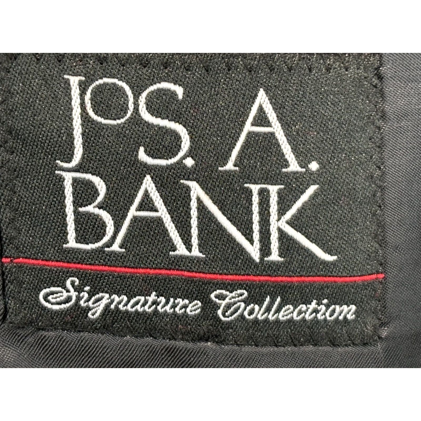 Jos. A. Bank Jos. A Bank Charcoal Sport Coat Blazer Mens 48R Career Single Vent 100% Wool Blazer, Wool, Black/Gray, 48, Regular, Mens, Career, Business Size 48R - 6 Thumbnail