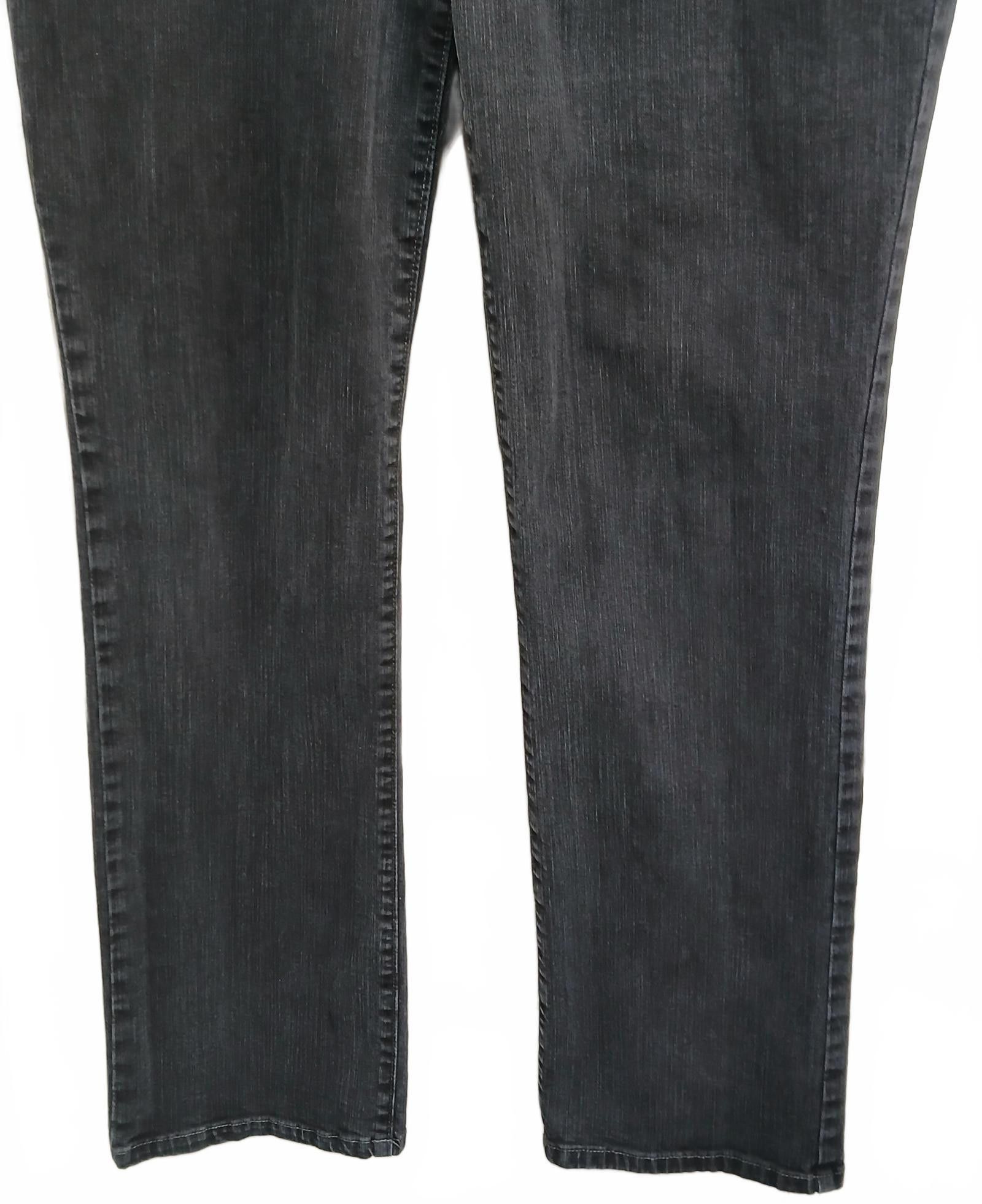 Designer Black AK Jeans Modern Sophisticate Boot Cut Jeans - Size 10 Size 32" / US 10 / IT 46 - 7 Thumbnail
