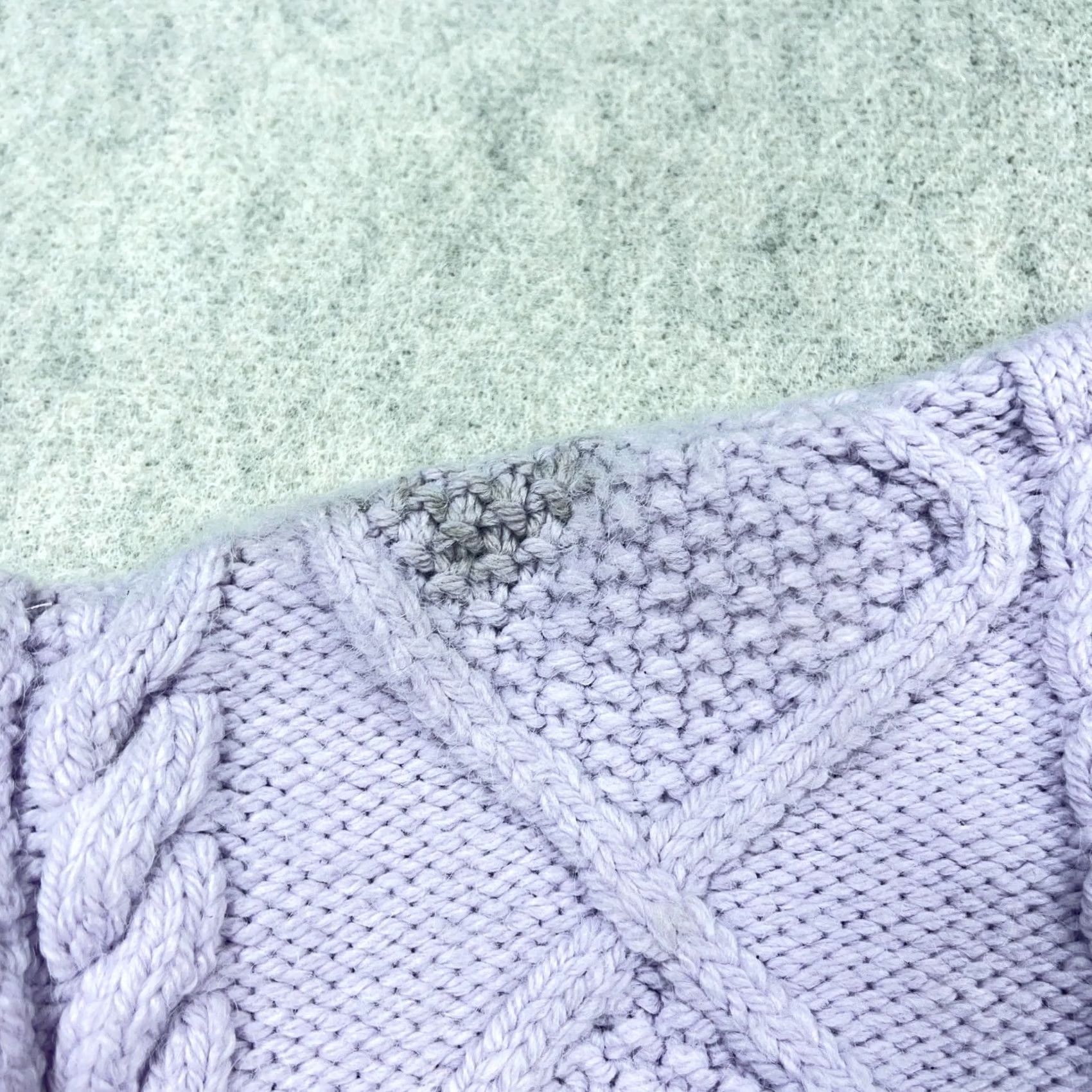 Free People Free People Marlie Sweater Women Medium Purple Lavender Evereve Tunic Cable Knit Size M / US 6-8 / IT 42-44 - 3 Thumbnail