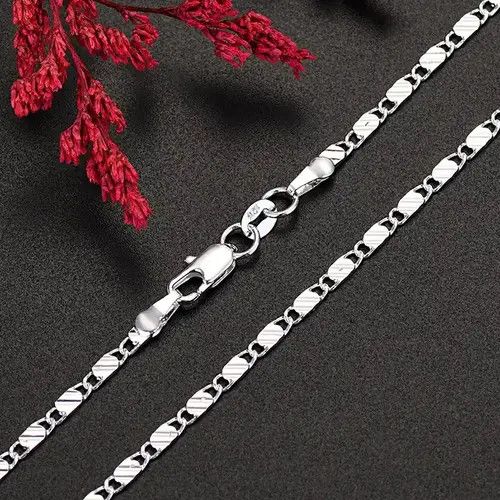 Jewelry Figaro Chain Necklace for Men Women Size ONE SIZE - 3 Thumbnail