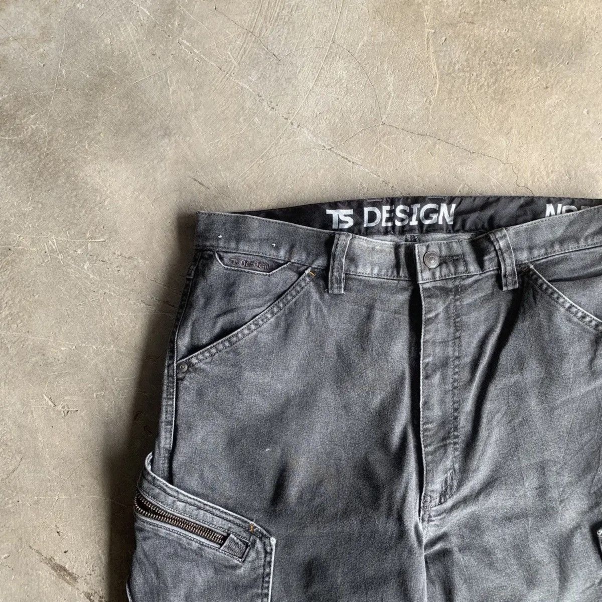 Japanese Brand 💥 STEALS 💥 Top Shaleton Faded Rugged Trousers Biker Pants Size US 33 - 4 Thumbnail