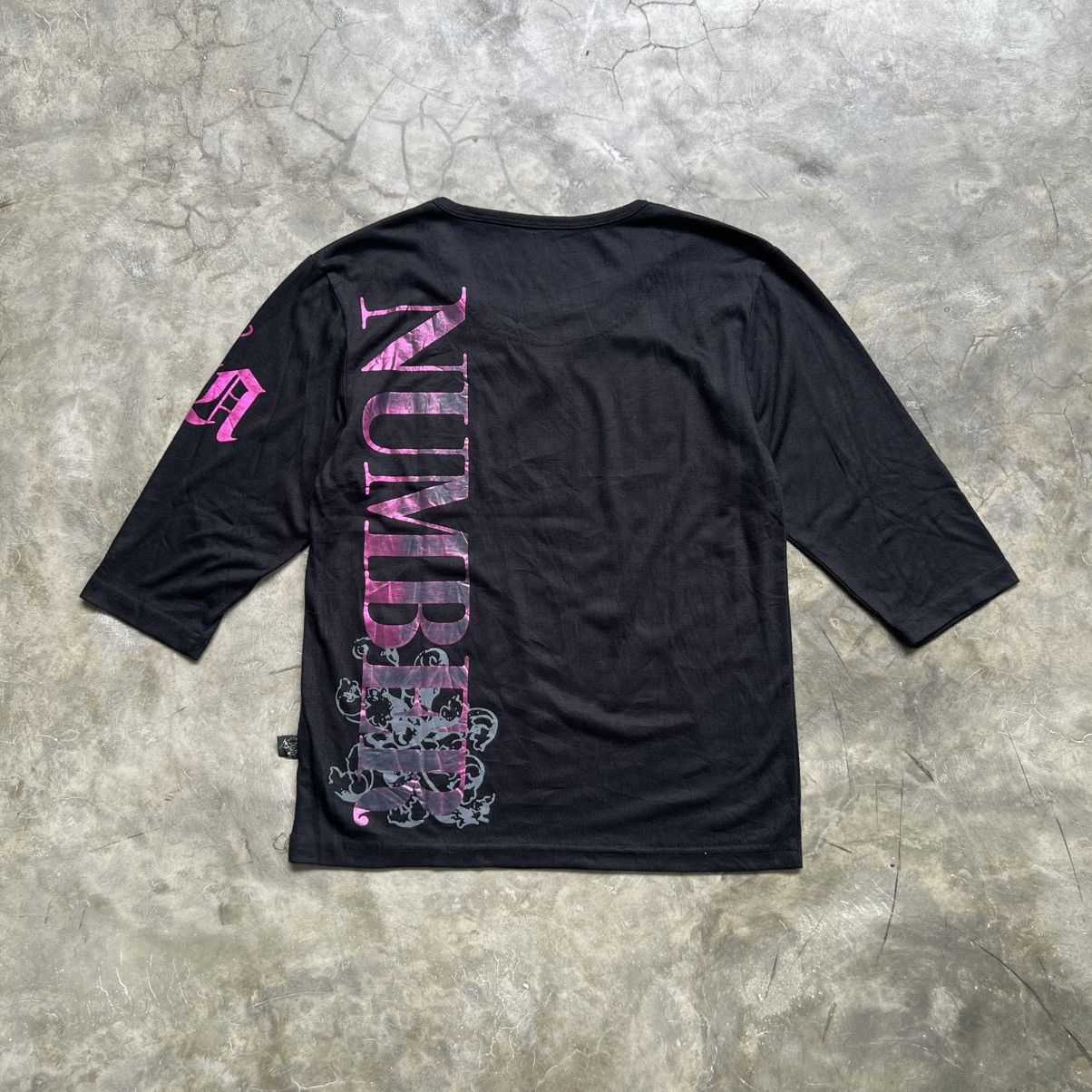 Hysteric Glamour 2000’s Slash Number Vkei Style Poem Raglan Shirt Size US M / EU 48-50 / 2 - 2 Thumbnail