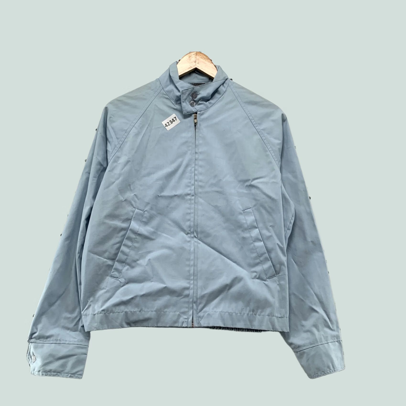 Sears VINTAGE Sears Mens Jacket Light Blue M Full Zip Lined Pockets Outdoor Workwear Size US M / EU 48-50 / 2 - 1 Thumbnail