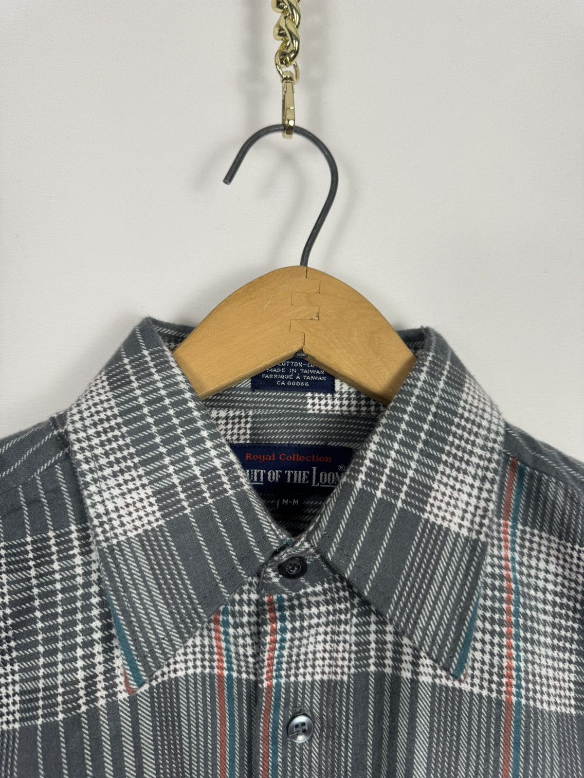 Fruit Of The Loom Vintage 1990s Fruit Of The Loom Button Shirt Size US M / EU 48-50 / 2 - 5 Thumbnail