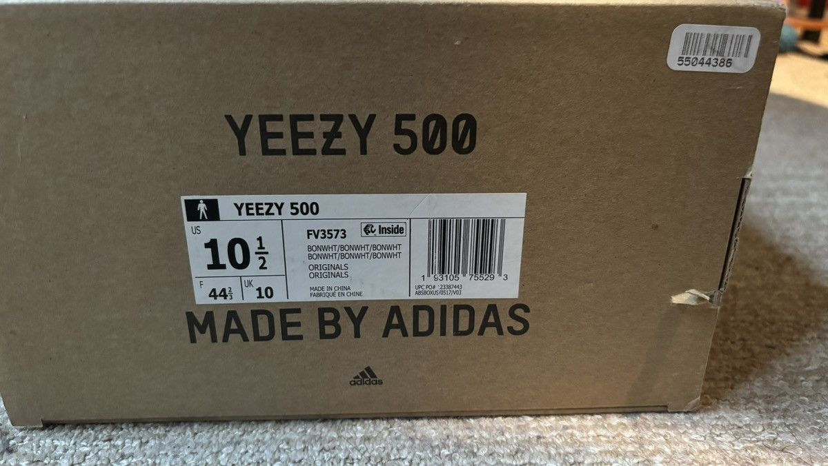 Yeezy Yeezy 500 ‘Bone White’ Size US 10.5 / EU 43-44 - 5 Thumbnail