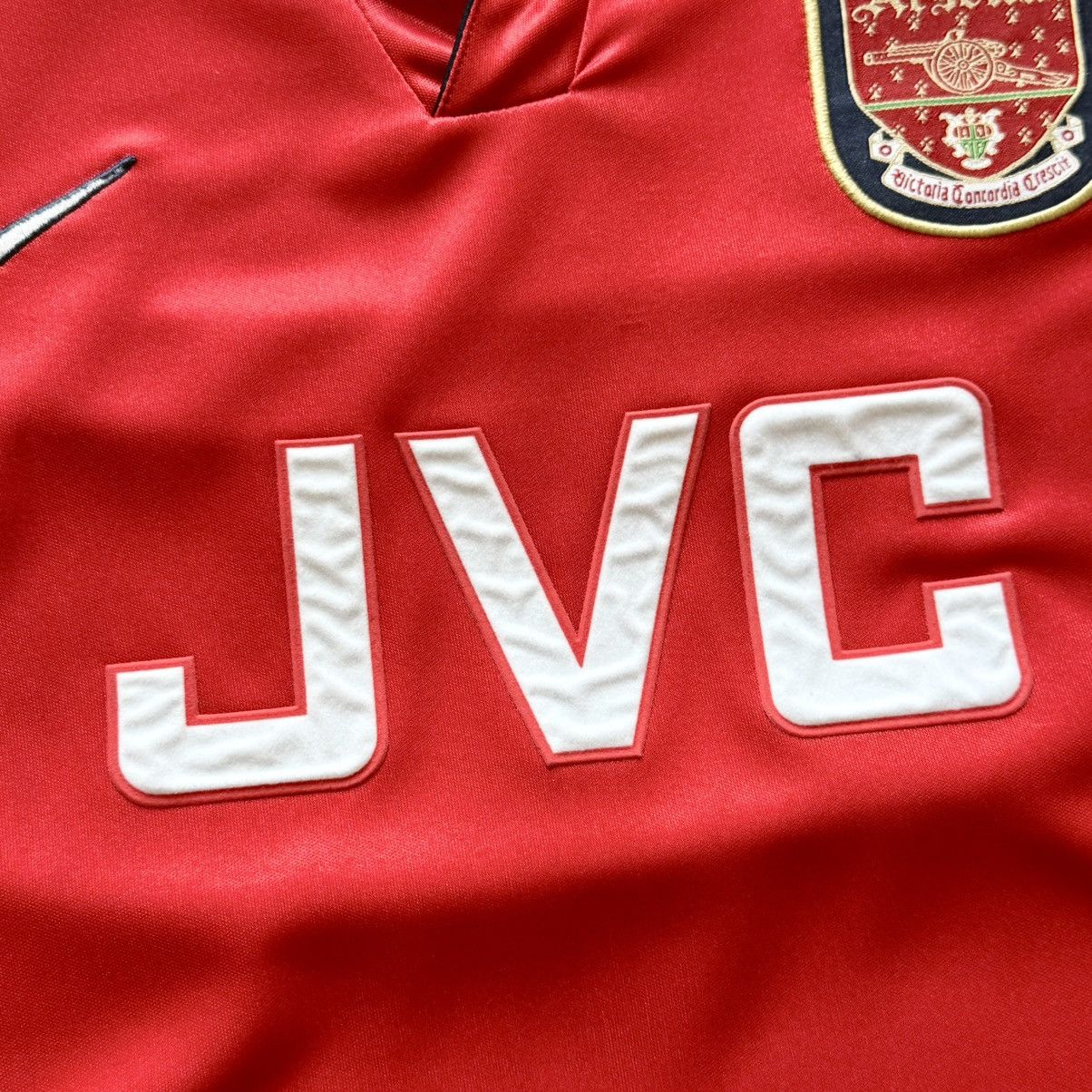 Vintage Vintage Nike Arsenal 1998-99 Home Shirt Jersey Tee Y2K Size US S / EU 44-46 / 1 - 3 Thumbnail