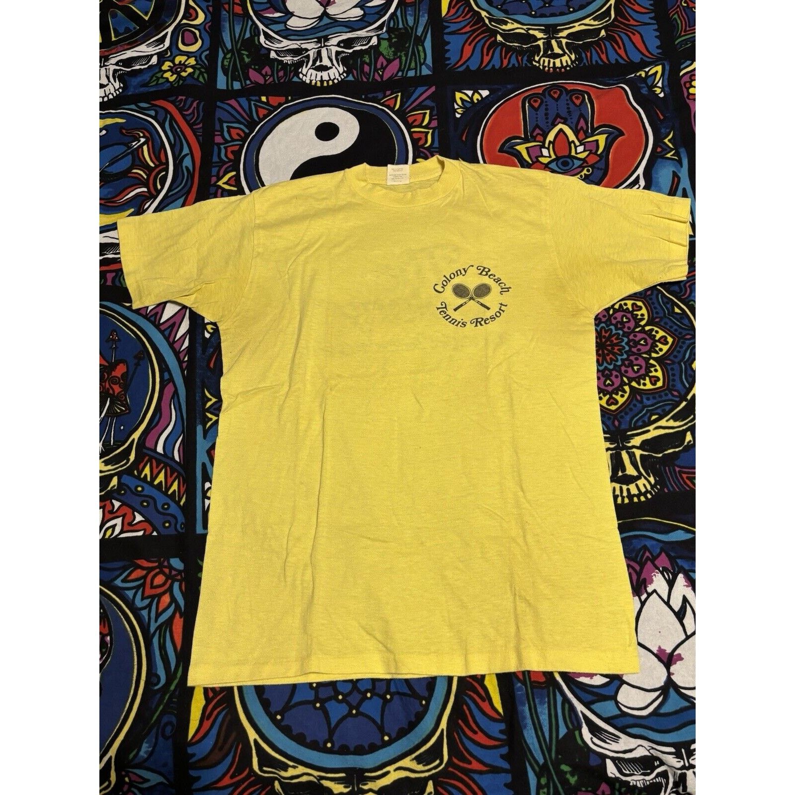 Other Vintage yellow 70s sportswear colony beach tennis shirt L Size US L / EU 52-54 / 3 - 1 Thumbnail