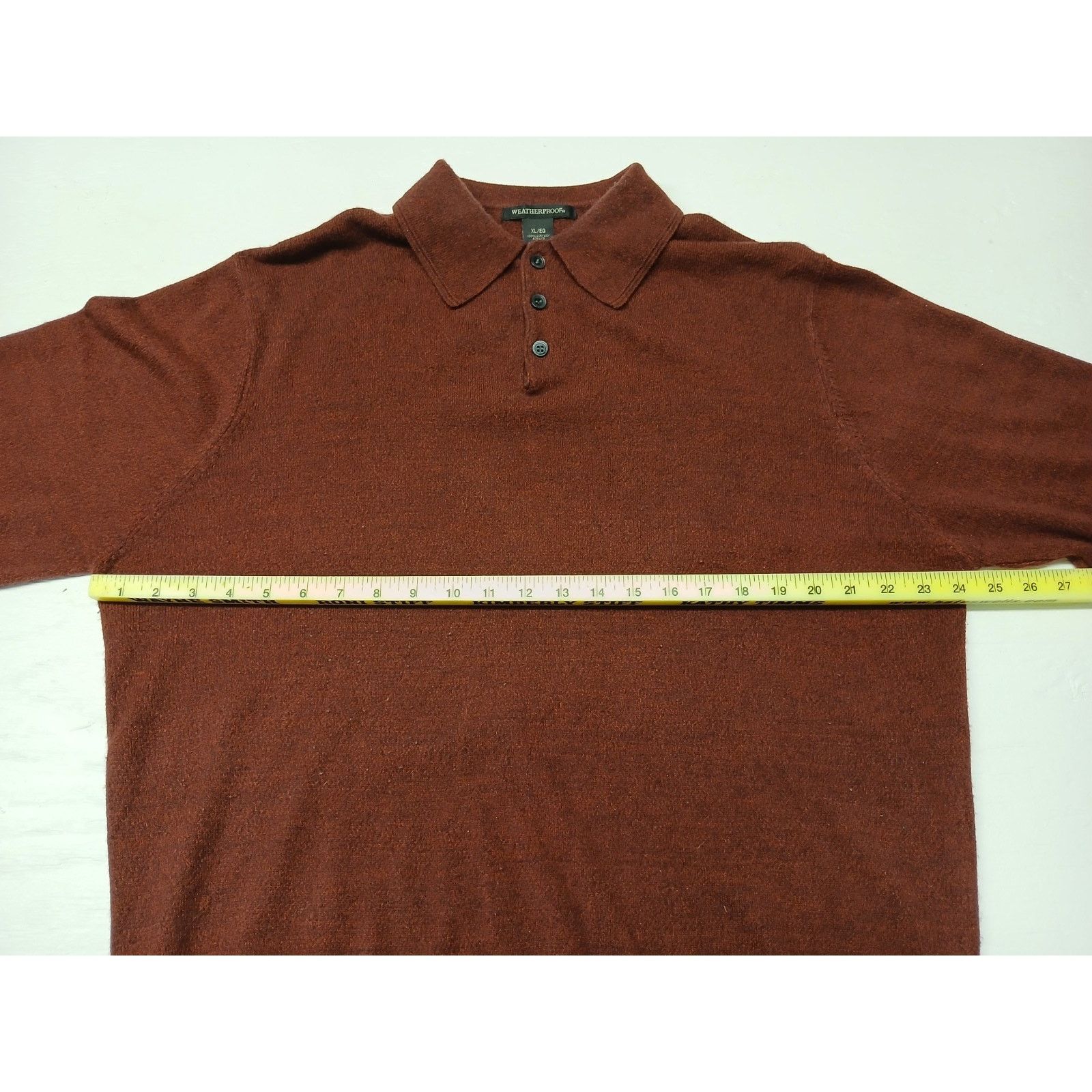 Weatherproof Weatherproof (XL) Red Stretch Button Pull Over Sweatshirt Size US XL / EU 56 / 4 - 3 Thumbnail