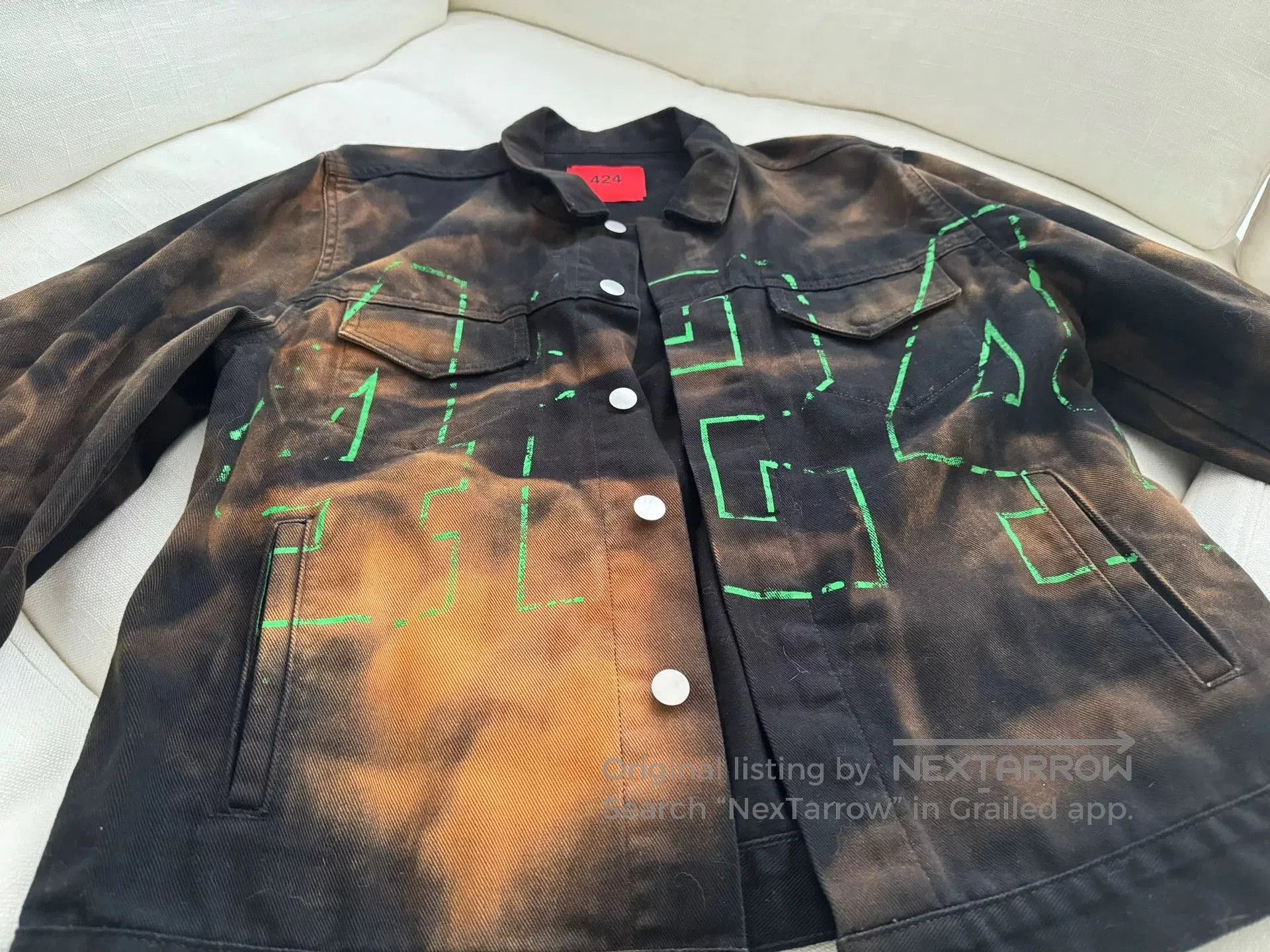 424 424 Denim Complex Wash Jacket. Size US M / EU 48-50 / 2 - 2 Thumbnail
