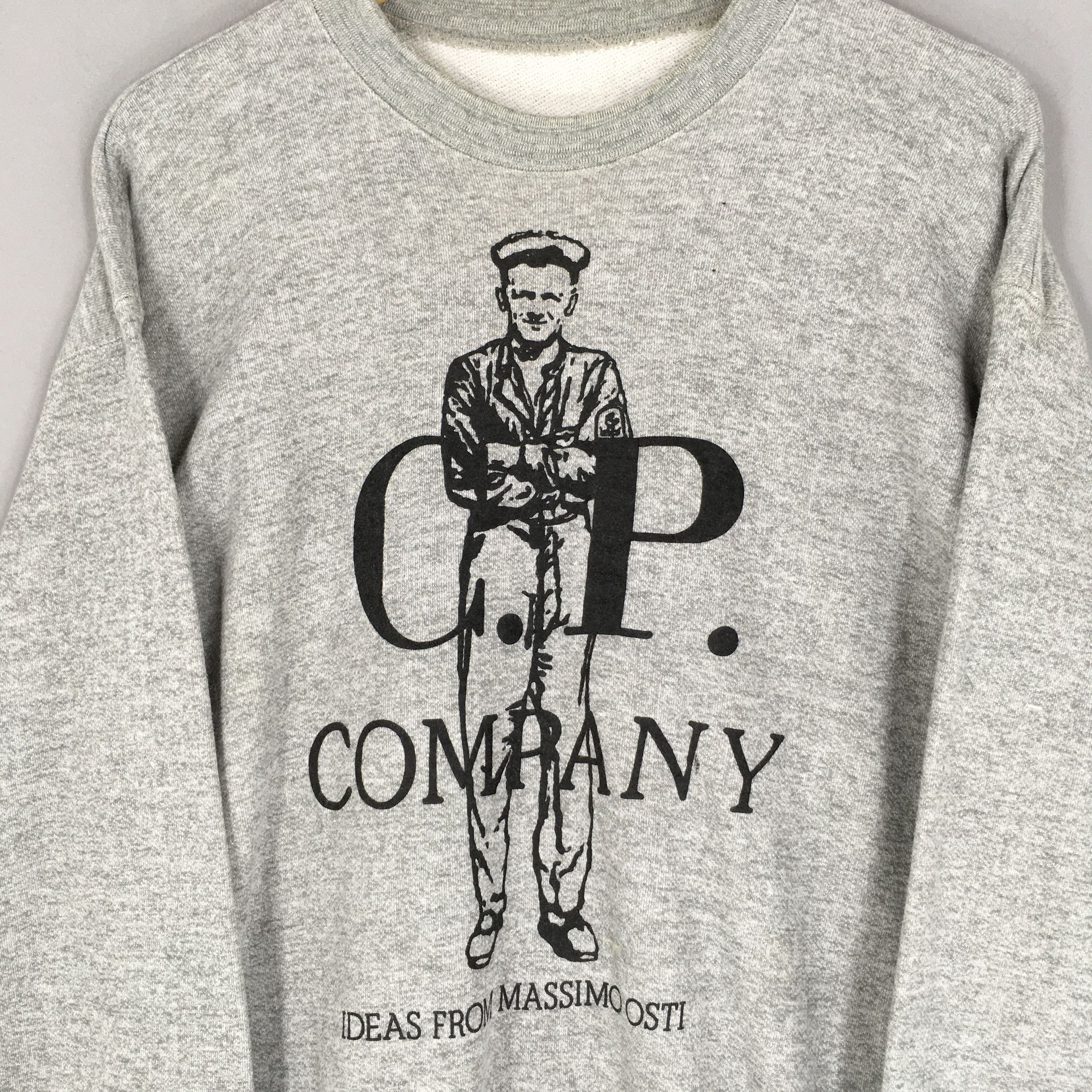 C.P. Company Vintage 90s C.P. Company Gray Sweatshirt Large Size US L / EU 52-54 / 3 - 2 Thumbnail