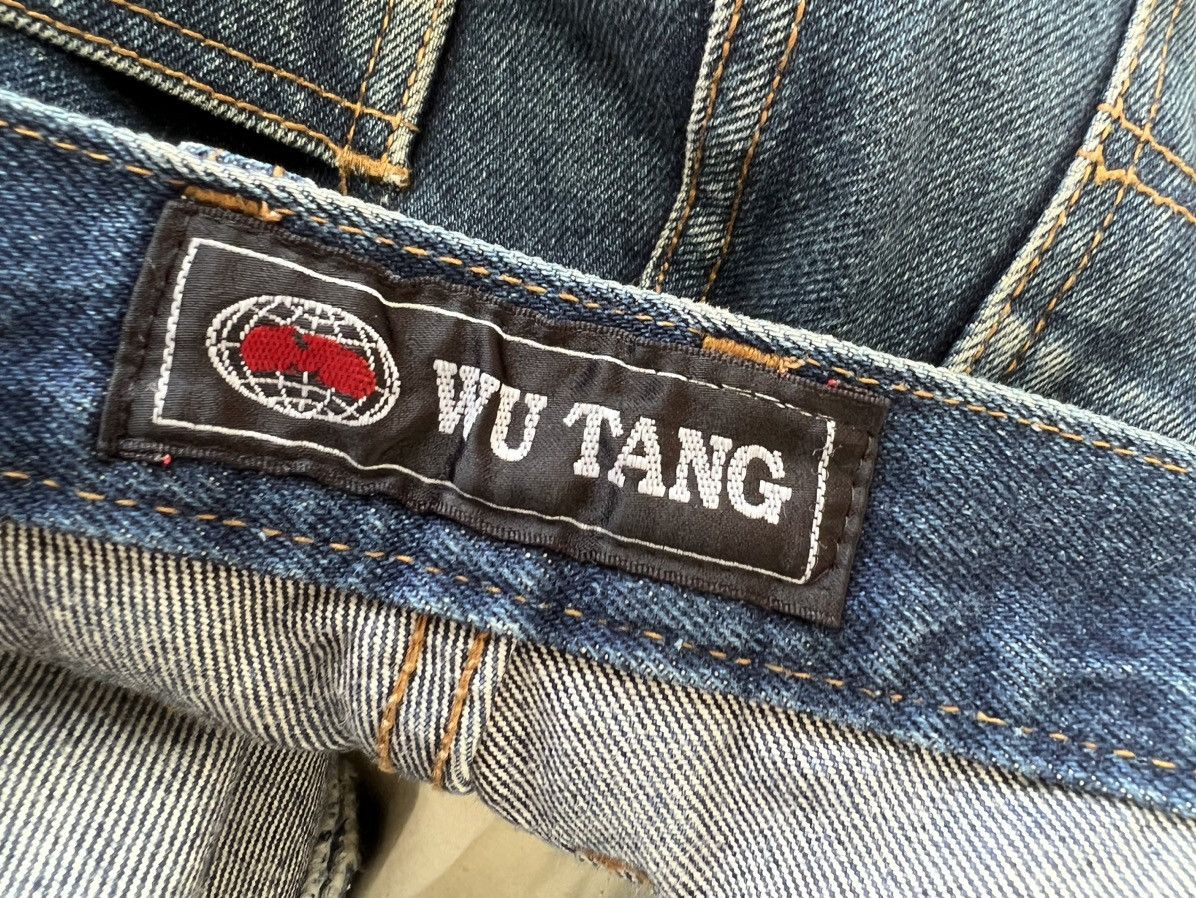 Vintage × Wu-Tang Clan Vintage 90s Wu Tang Mud Denim Baggy Jeans Hip Hop Size US 33 - 23 Thumbnail