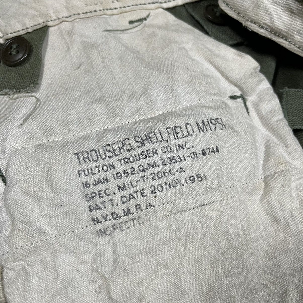 Vintage OG 50s U.S Army Fulton Trouser M-1951 Size US 35 - 25 Thumbnail