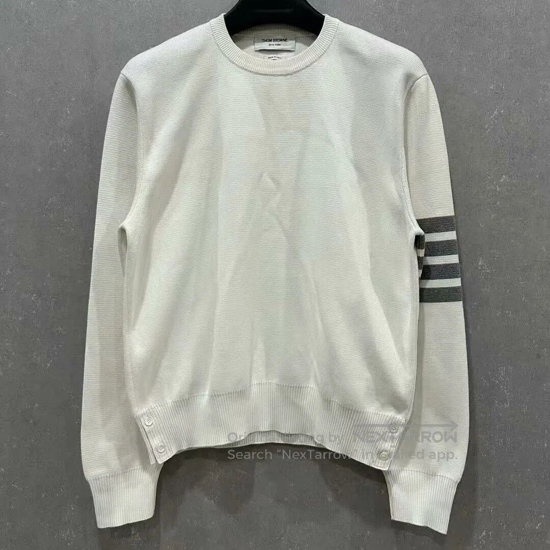 Thom Browne thom browne striped knit sweatshirt size 3. Size US L / EU 52-54 / 3 - 1 Thumbnail