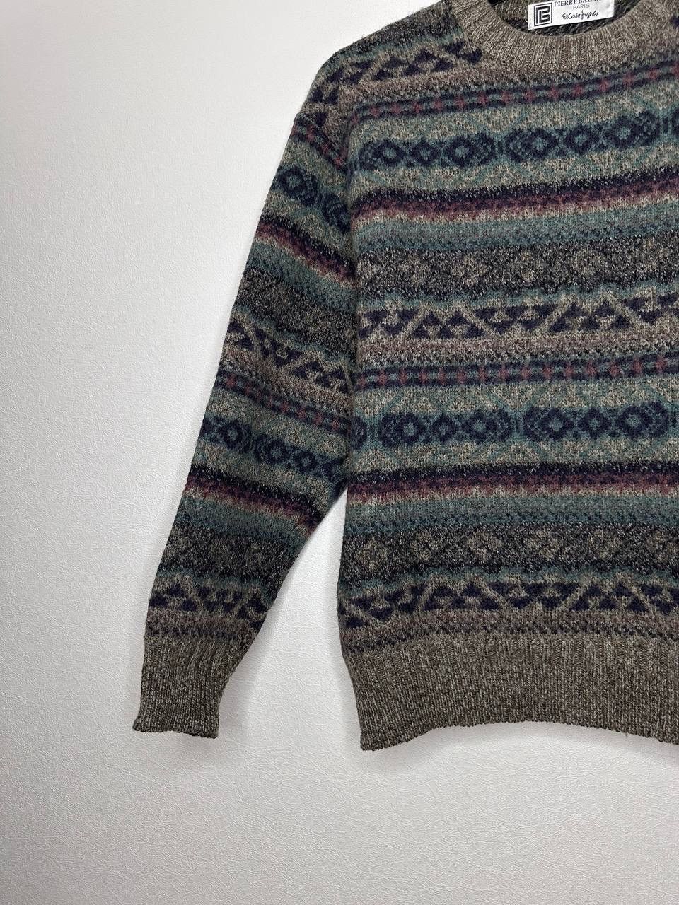 Pierre Balmain Pierre Balmain Paris Wool Blend Knit Sweater Patterned 90s Size US S / EU 44-46 / 1 - 4 Thumbnail
