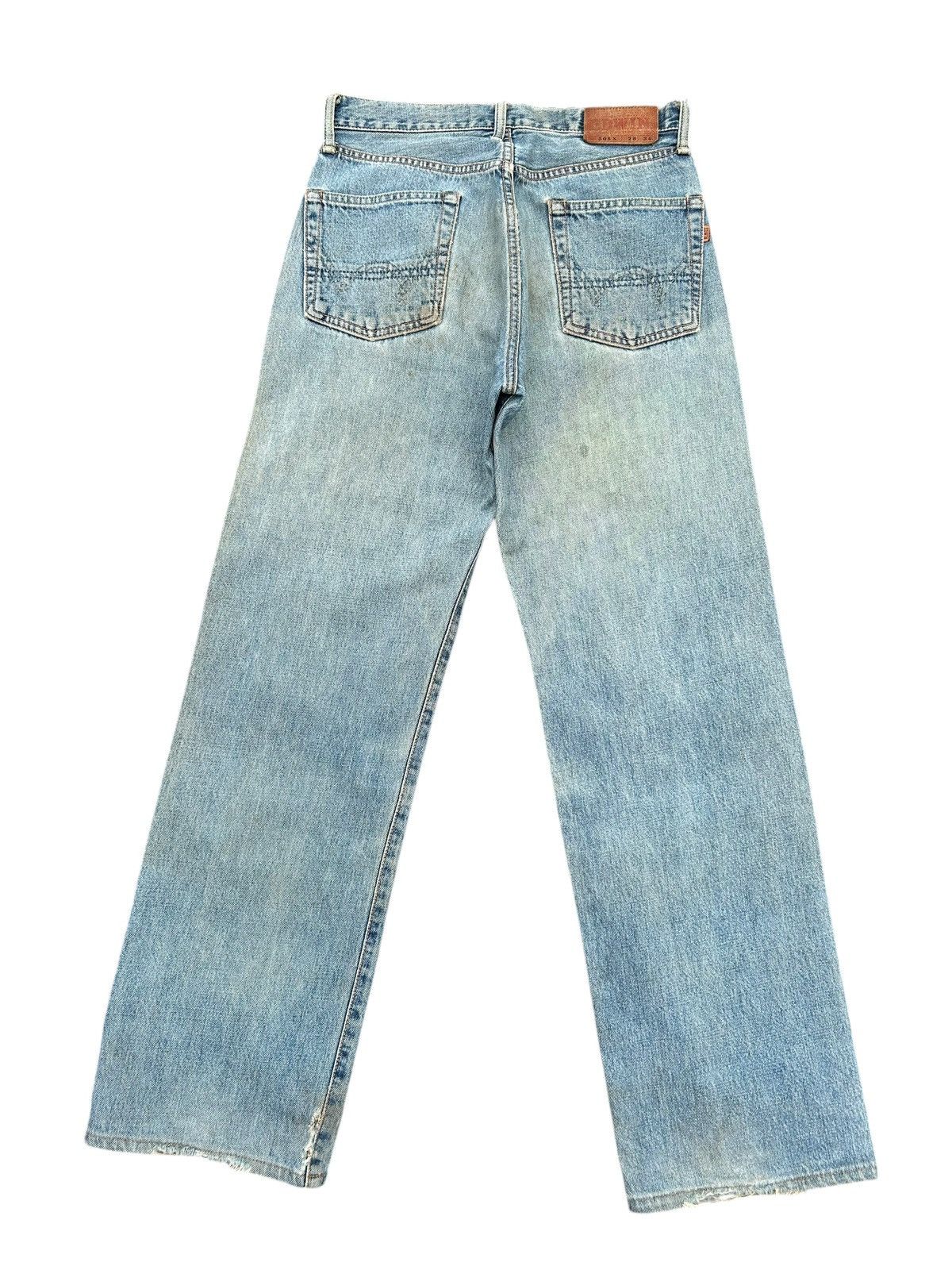 Kapital Vintage Edwin 505x Selvedge Dirty Distressed Denim Jeans Size US 28 / EU 44 - 4 Thumbnail
