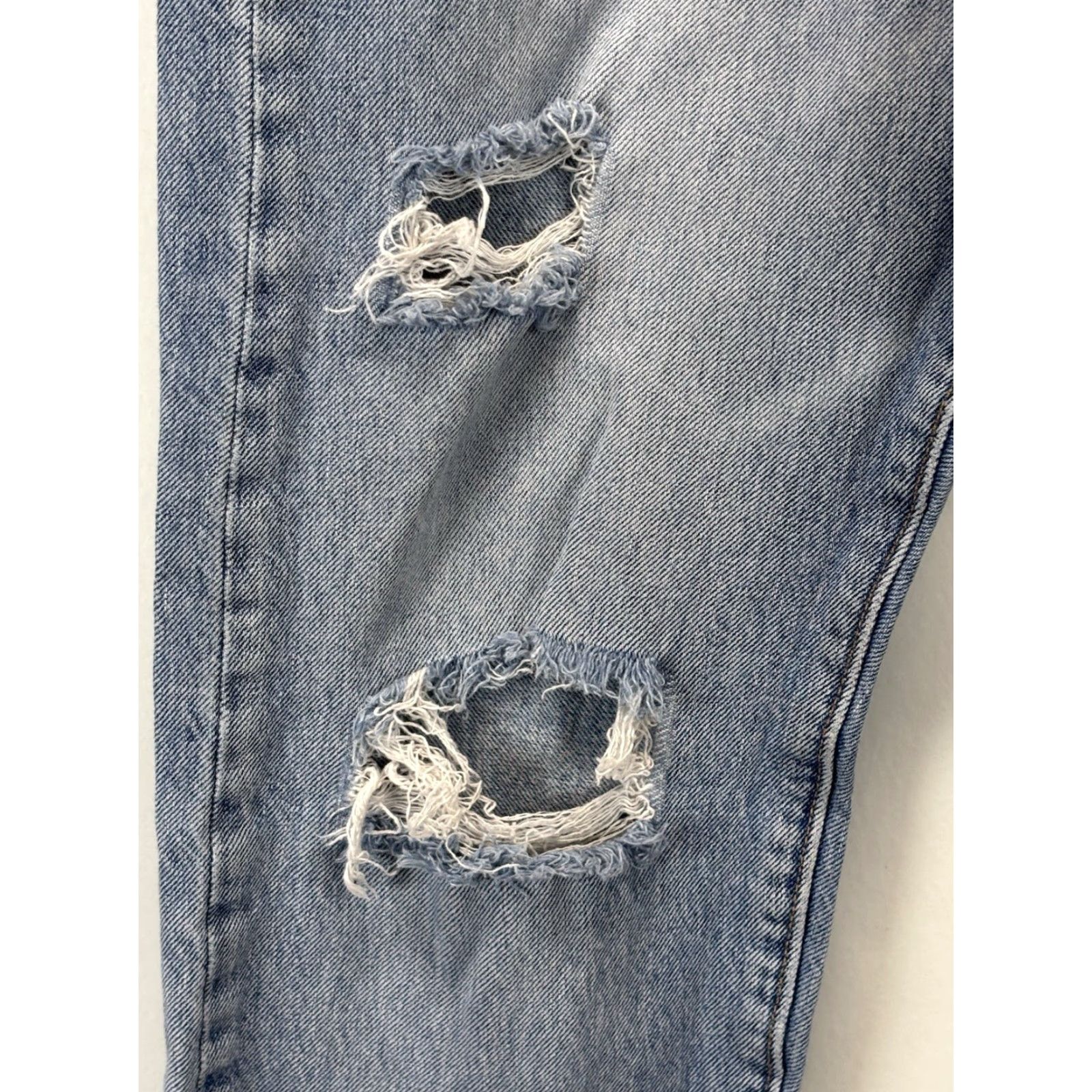 Levi's Levi's Hi Ball Jeans Women’s Size 30 Light Wash Distressed Straight Big E Size 30" / US 8 / IT 44 - 5 Thumbnail