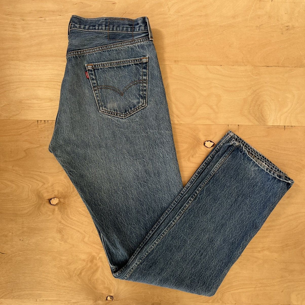 Vintage Levis 501 Jeans 35x36 Blue 90s Denim Made in USA Denim 