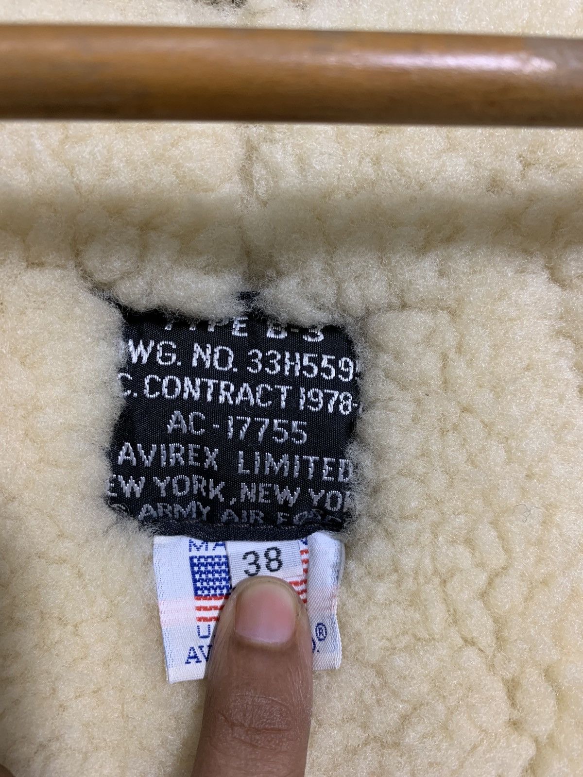 Avirex 🔥VTG AVIREX LTD SHEEPSKIN LEATHER JACKET TYPE B3 Size US M / EU 48-50 / 2 - 13 Thumbnail