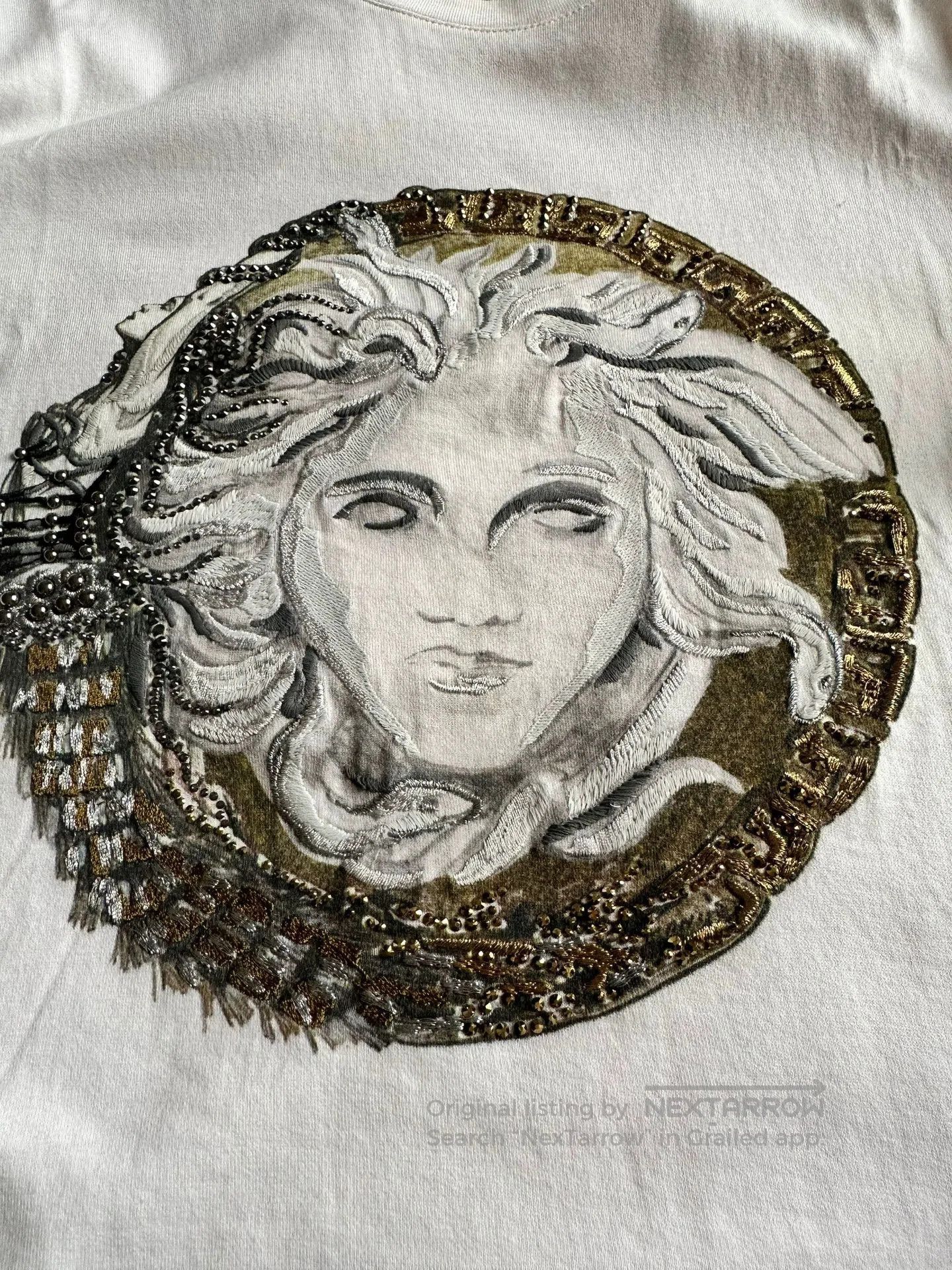 Versace Versace Short Sleeve Shirt with Crystals. Size US M / EU 48-50 / 2 - 7 Thumbnail