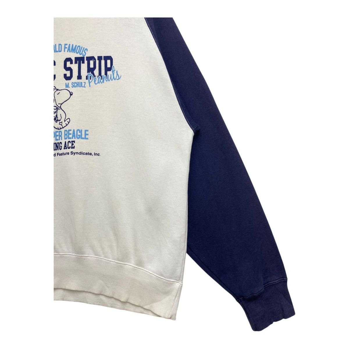 Peanuts Vintage Peanuts Snoopy Flying Ace Raglan Sweatshirt Size M Size US M / EU 48-50 / 2 - 4 Thumbnail
