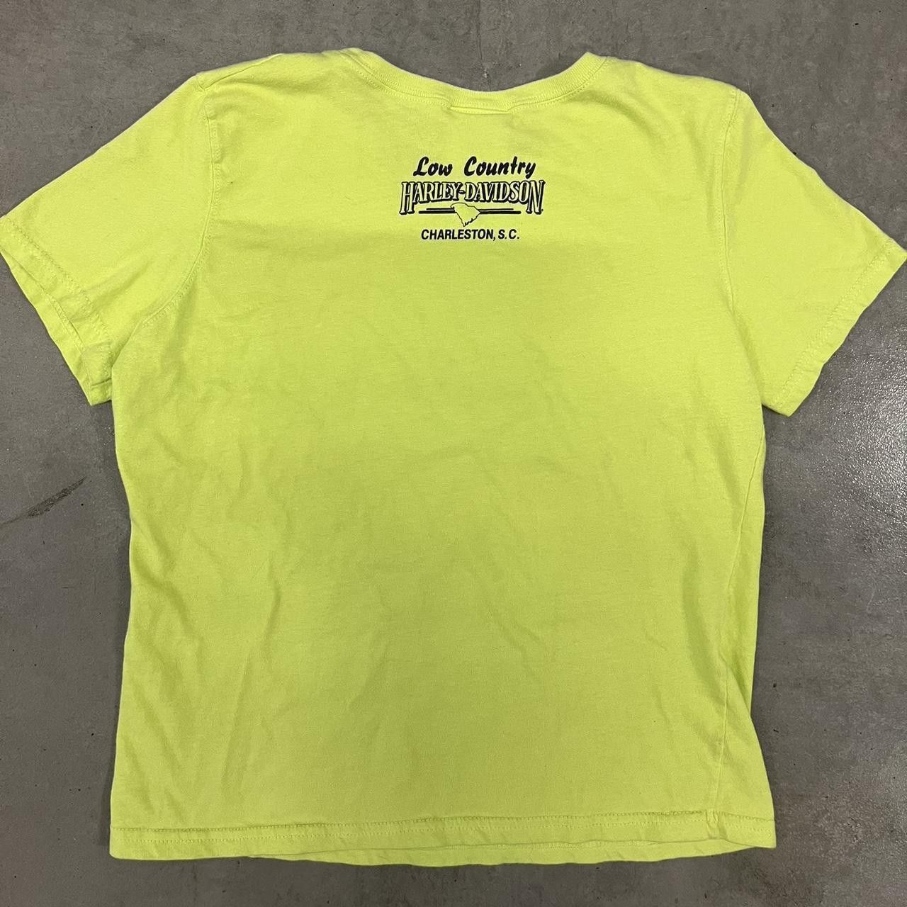 Harley Davidson Crazy Vintage Y2K/2000s Harley Davidson Made in 2000 Very Y2K Women Graphic Tee! Size US M / EU 48-50 / 2 - 3 Thumbnail