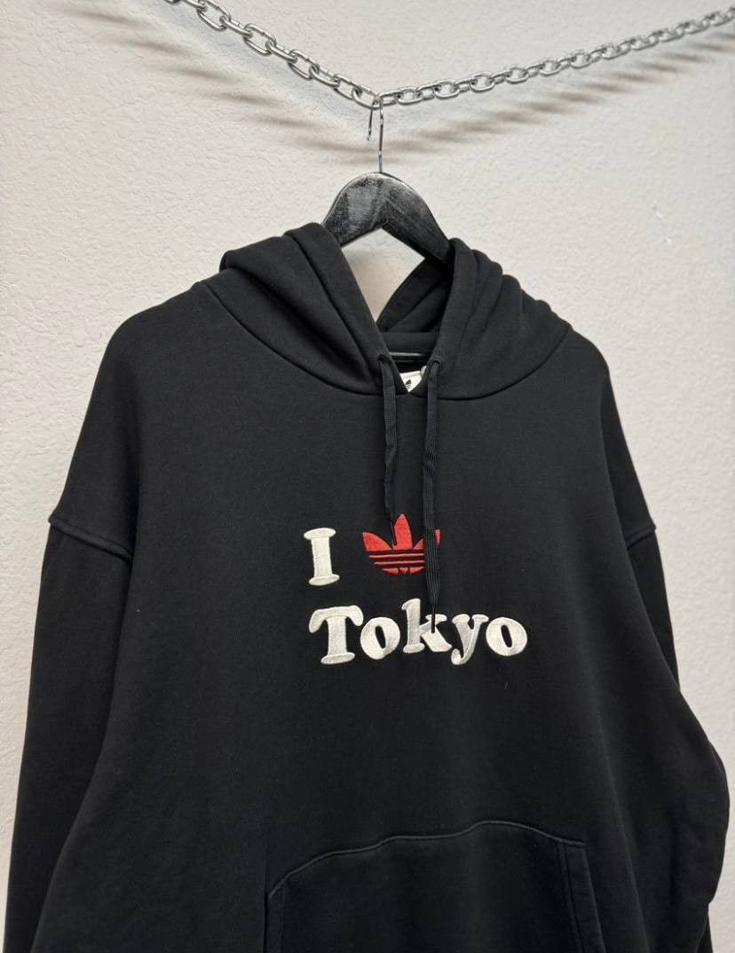 Adidas Adidas Tokyo Style Hoodie Black Size US XL / EU 56 / 4 - 8 Thumbnail