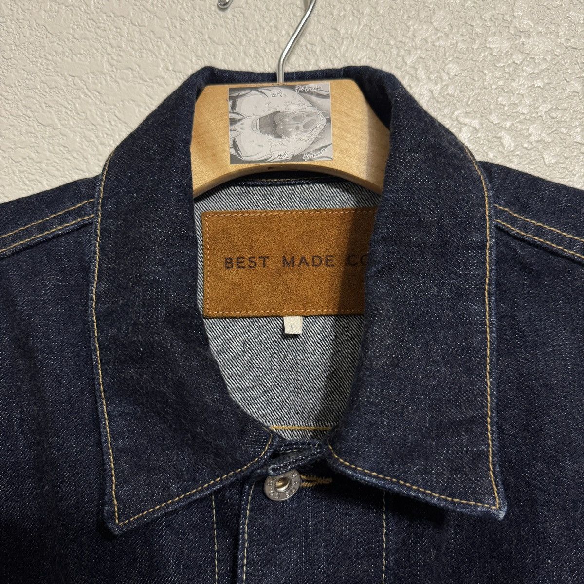 BEST MADE CO Selvedge Indigo Denim Trucker Jacket