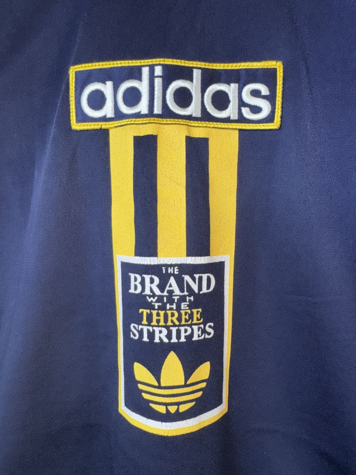 Adidas Vintage Adidas Vest Y2K Navy Blue Trefoil Logo Side Snaps S Size US S / EU 44-46 / 1 - 2 Thumbnail