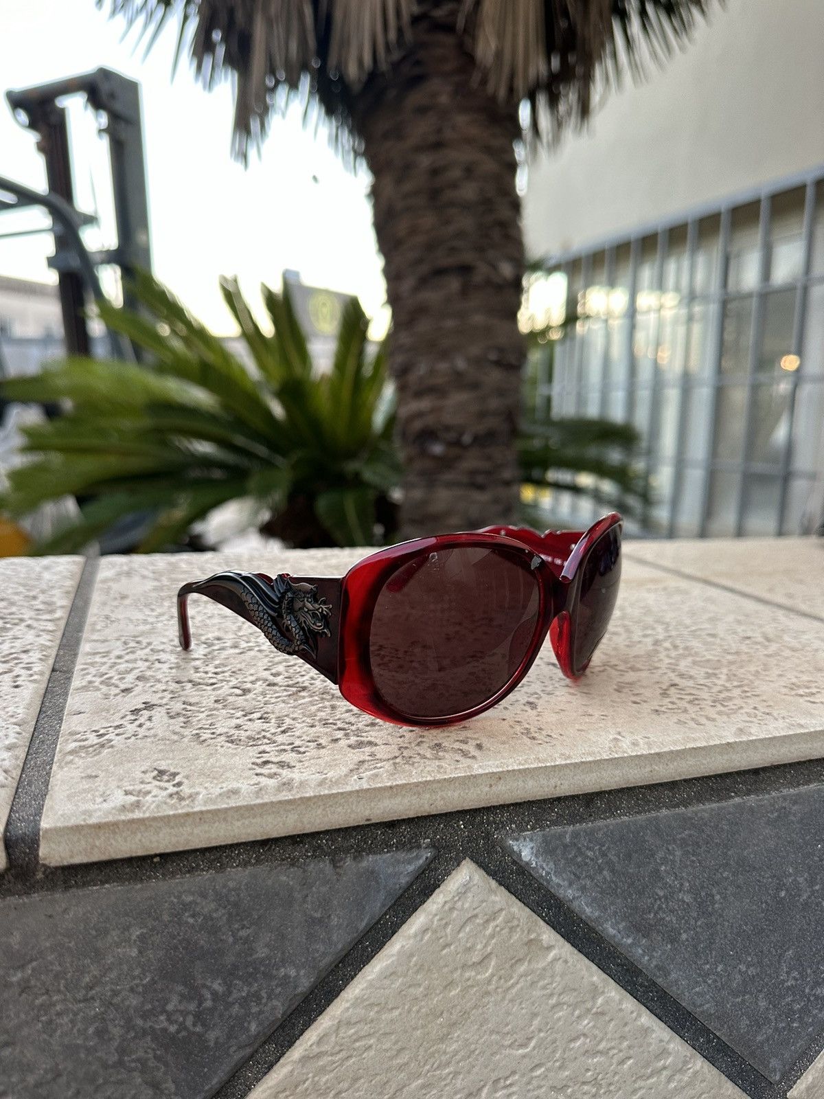 John Richmond Richmond Sunglasses Red Dragons mod. JR675-03 col. H22 Size ONE SIZE - 1 Thumbnail