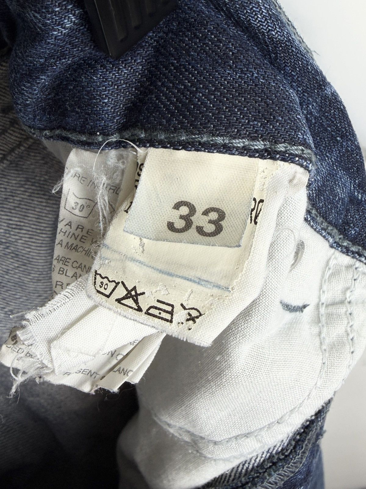 Raf Simons Raf By Raf Simons Faded Indigo Denim Jeans Size US 33 - 7 Thumbnail