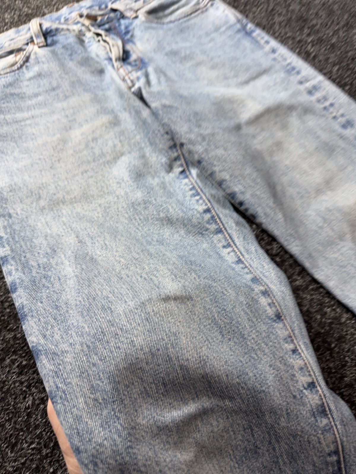 Han Kjobenhavn Han Kjobenhavn Selvedge Jeans Dirty Distressed Light Wash Size US 29 - 7 Thumbnail
