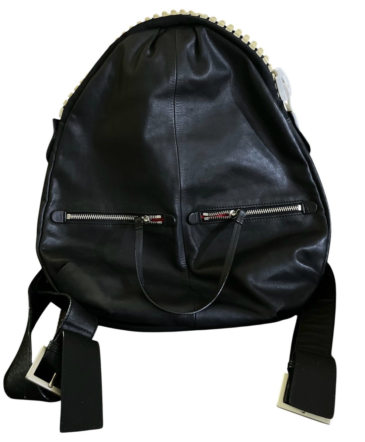 Yohji Yamamoto KAWA KAWA JAPAN By YOHJI YAMAMOTO FULL LEATHER BACKPACK Size ONE SIZE - 1 Thumbnail