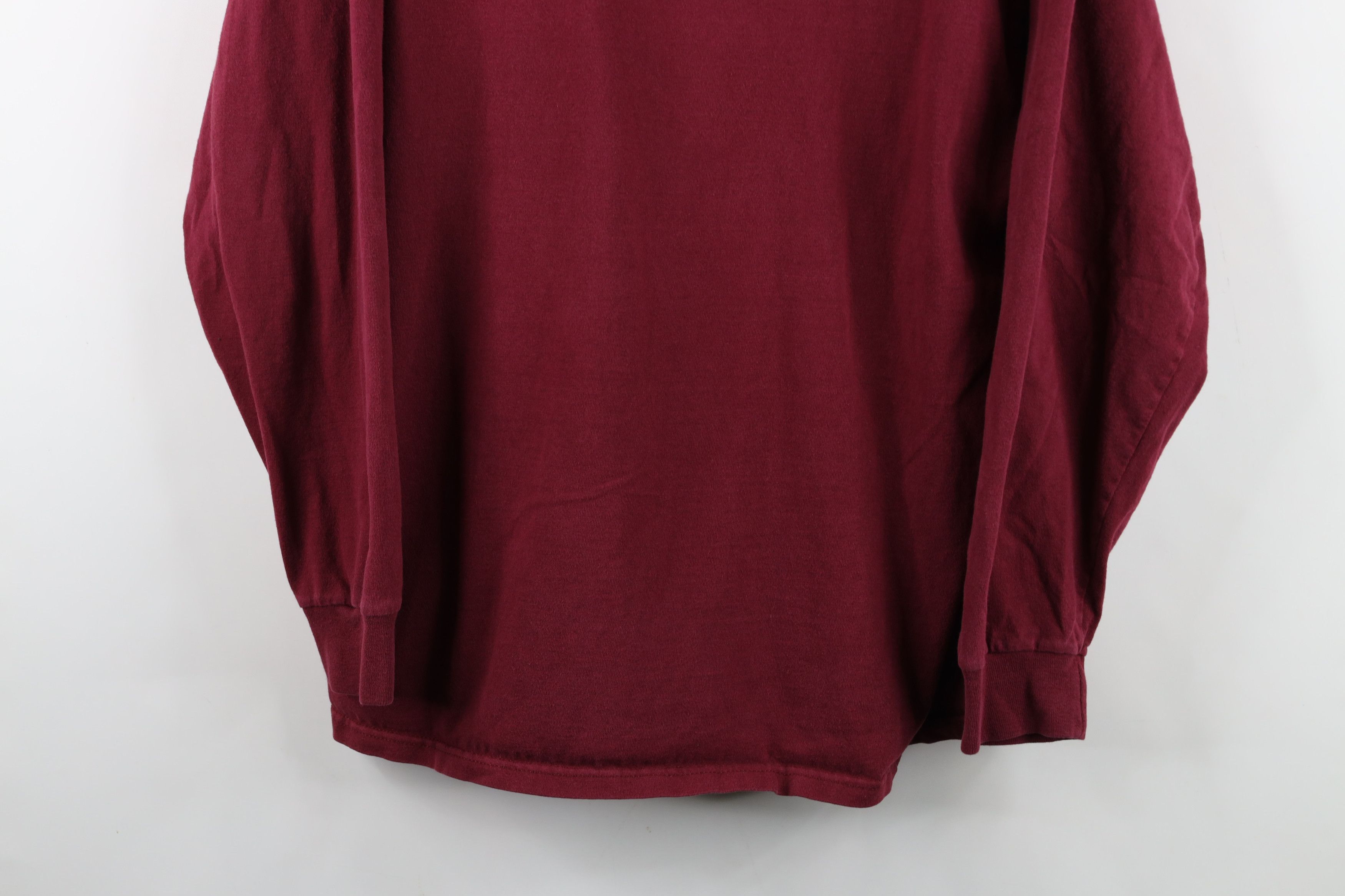 Vintage Vintage Y2K Streetwear Long Sleeve T-Shirt Red Cotton Size US L / EU 52-54 / 3 - 3 Thumbnail