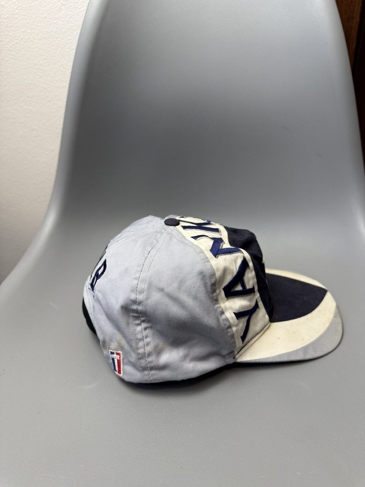 MLB Crazy Vintage Y2K New York Yankees Cap Drill Graffiti Style Size ONE SIZE - 4 Thumbnail