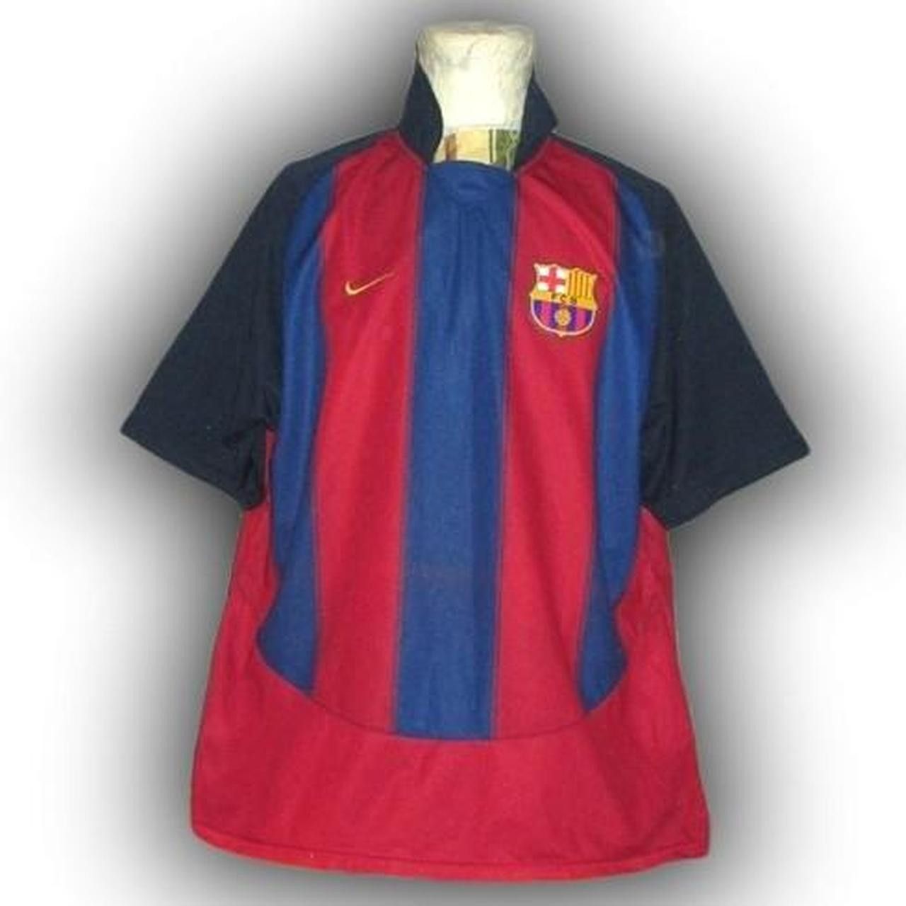 Nike Fc Barcelona Spain 2003 2004 Home Shirt Jersey fcb barca Size US XL / EU 56 / 4 - 1 Thumbnail