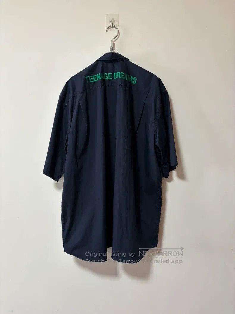 Raf Simons Raf Simons Blue short-sleeved shirt Size US M / EU 48-50 / 2 - 3 Thumbnail