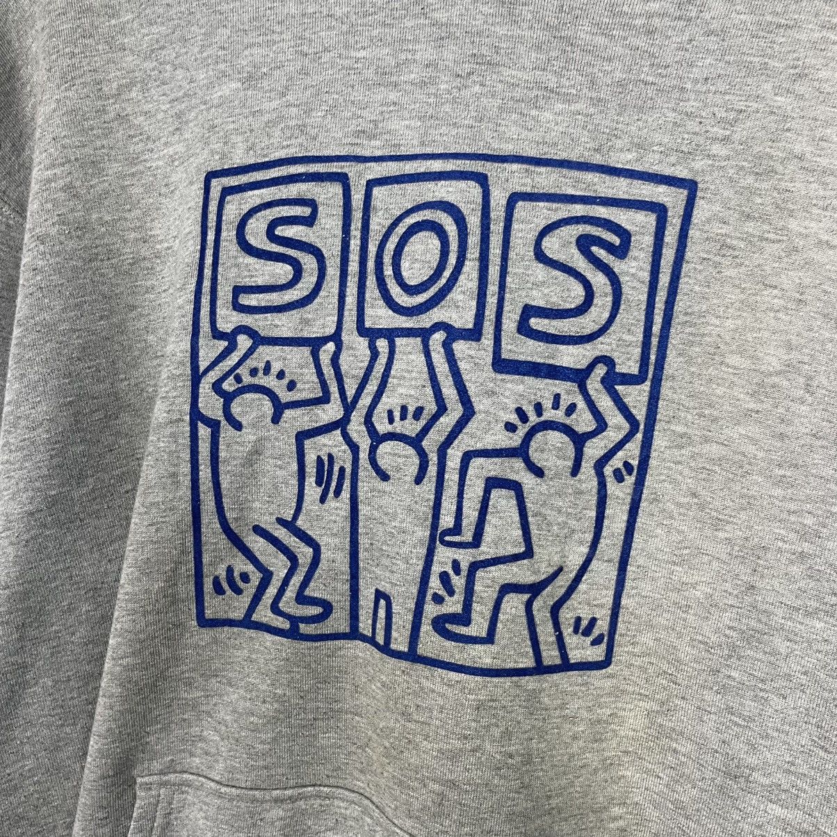 Keith Haring Keith Haring SOS Big Logo Pullover Hoodie Size US L / EU 52-54 / 3 - 14 Thumbnail