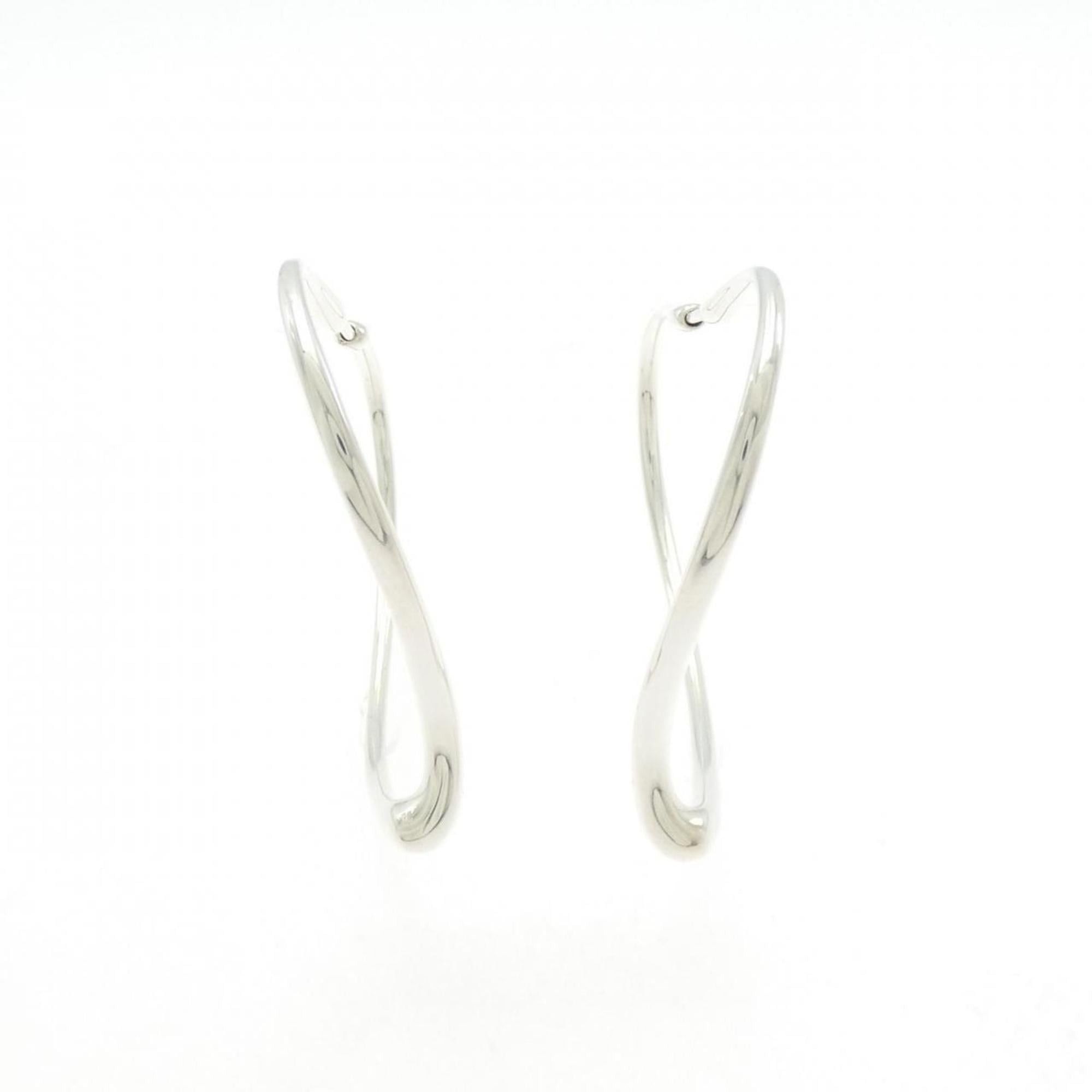 Tiffany & Co. Tiffany Open Heart Hoop Earrings Size ONE SIZE - 1 Thumbnail