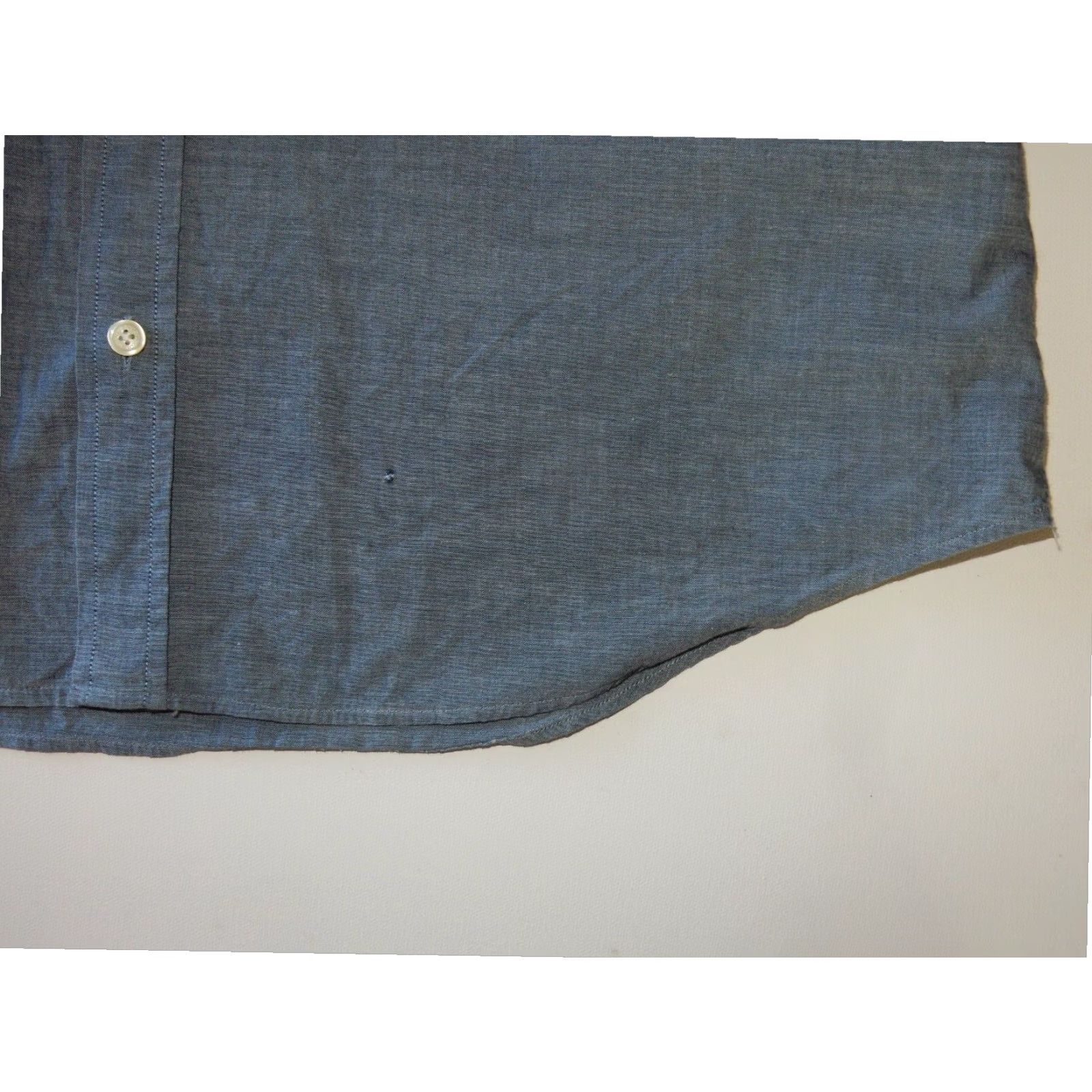 Banana Republic VINTAGE Banana Republic Slim Fit Men's Long Sleeve Button Front Shirt Blue XL Size US XL / EU 56 / 4 - 2 Thumbnail