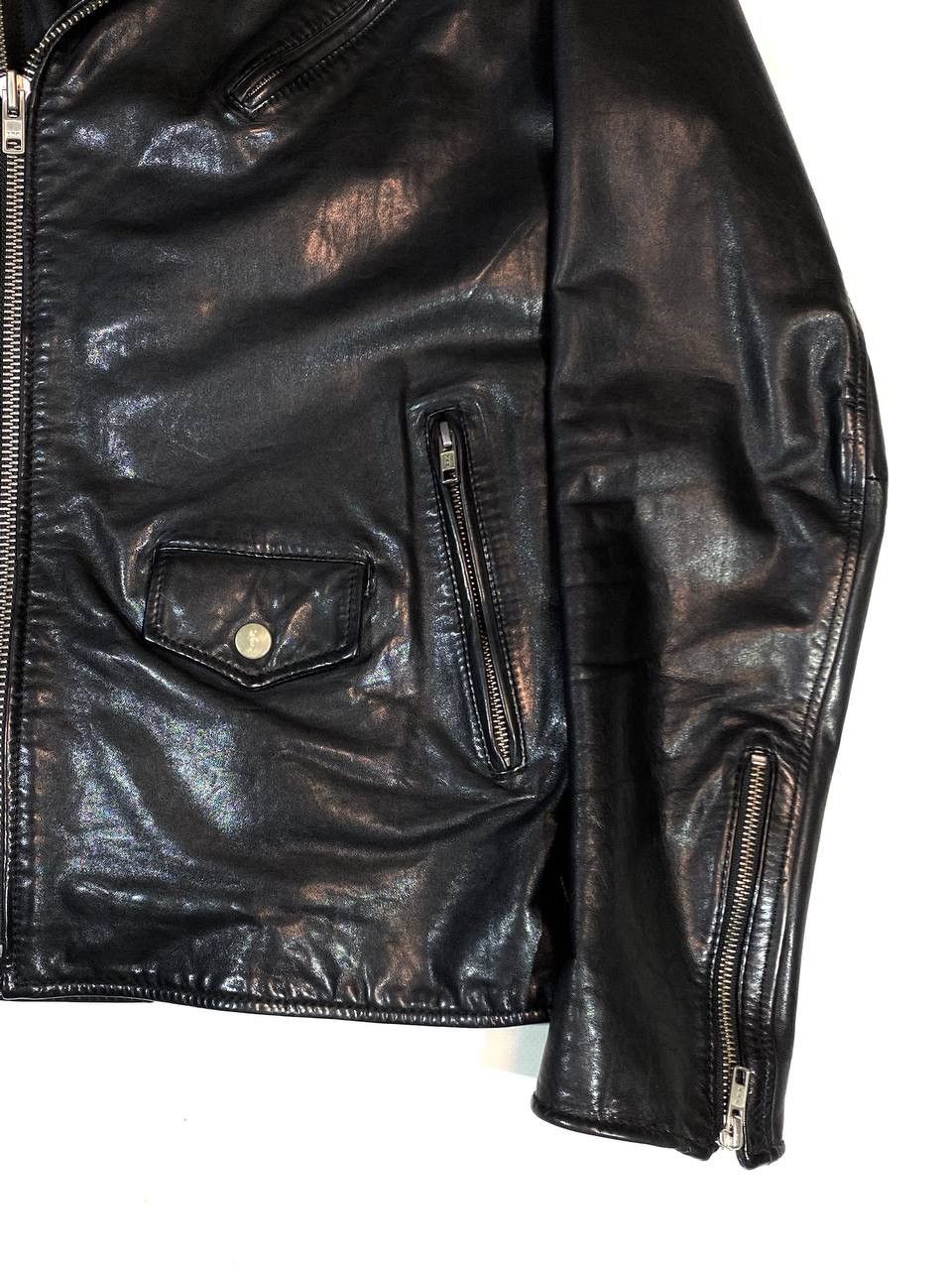 Sandro Sandro Paris Men Black Leather Jacket Biker Motorcycle Size US S / EU 44-46 / 1 - 8 Thumbnail