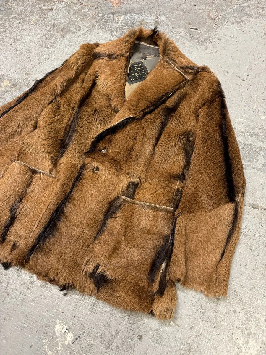 Just Cavalli AW2005 Cavalli Fur Leather Premium Camel Jacket Size US M / EU 48-50 / 2 - 5 Thumbnail