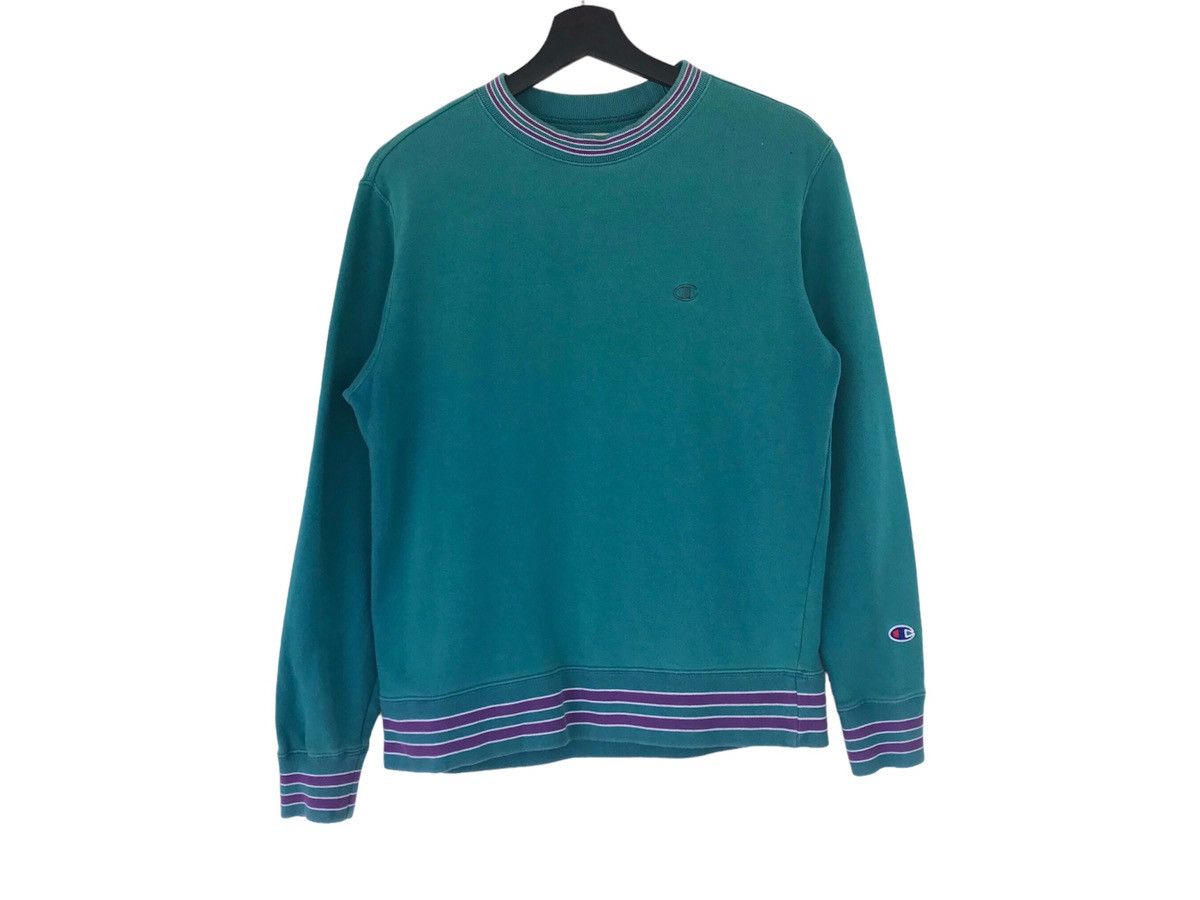 Champion × Vintage Vintage green champion crewneck sweatshirt Size US M / EU 48-50 / 2 - 1 Thumbnail